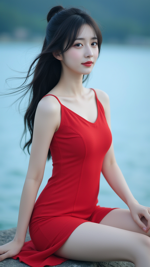 迷人眼神的女孩