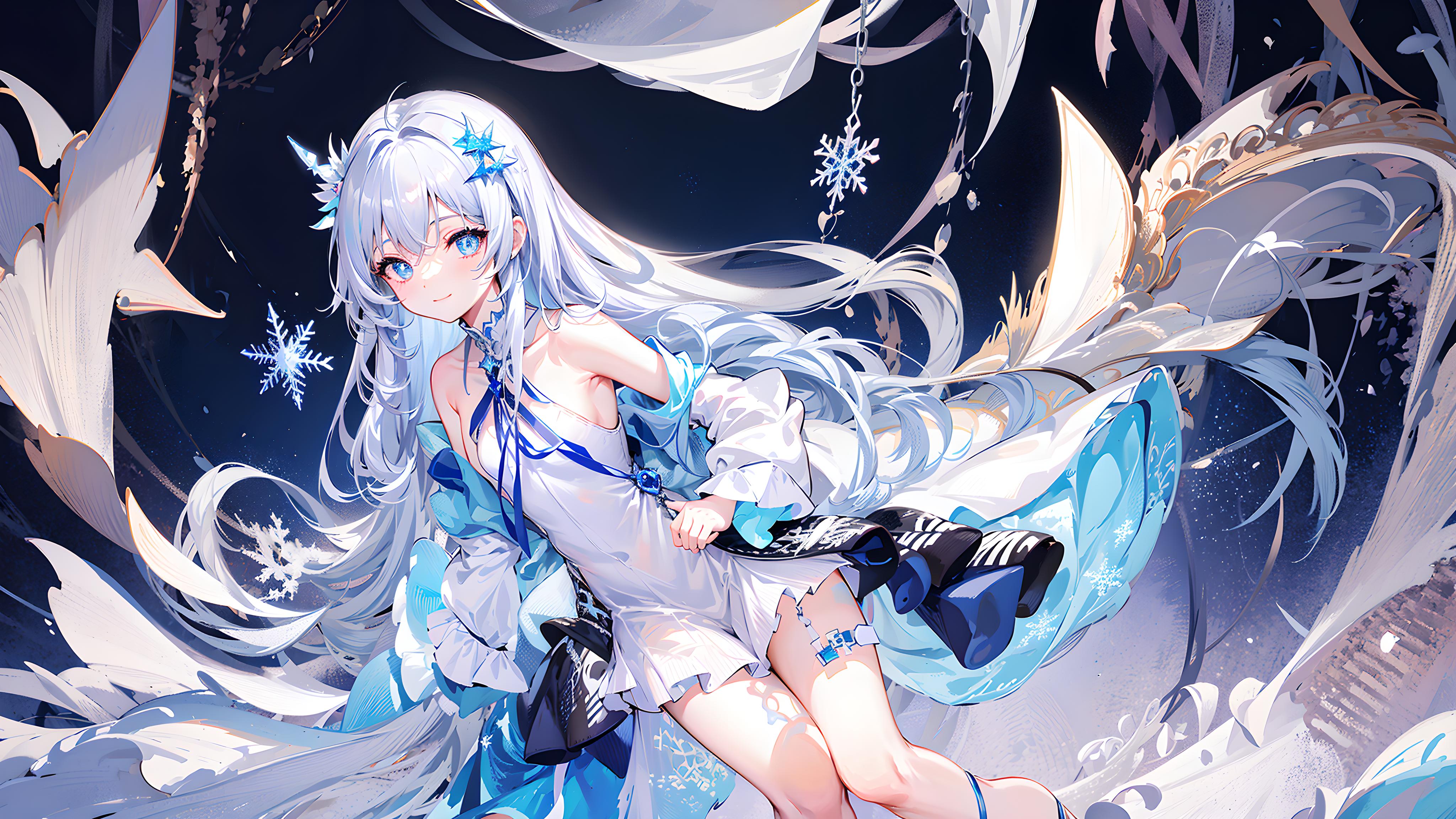 少女·雪·其十