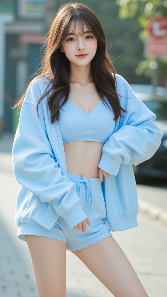 街拍美女