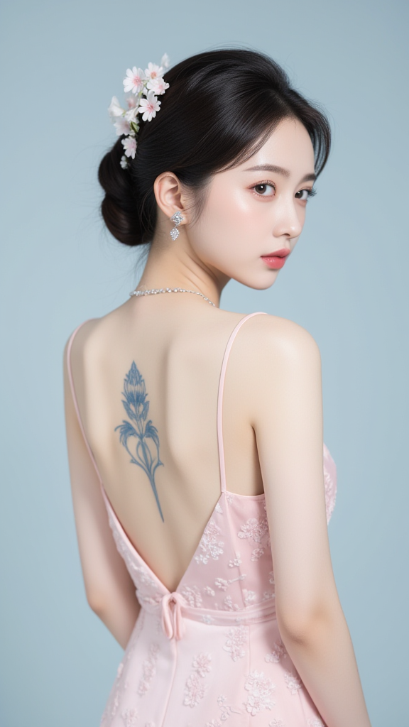 刺绣的女孩