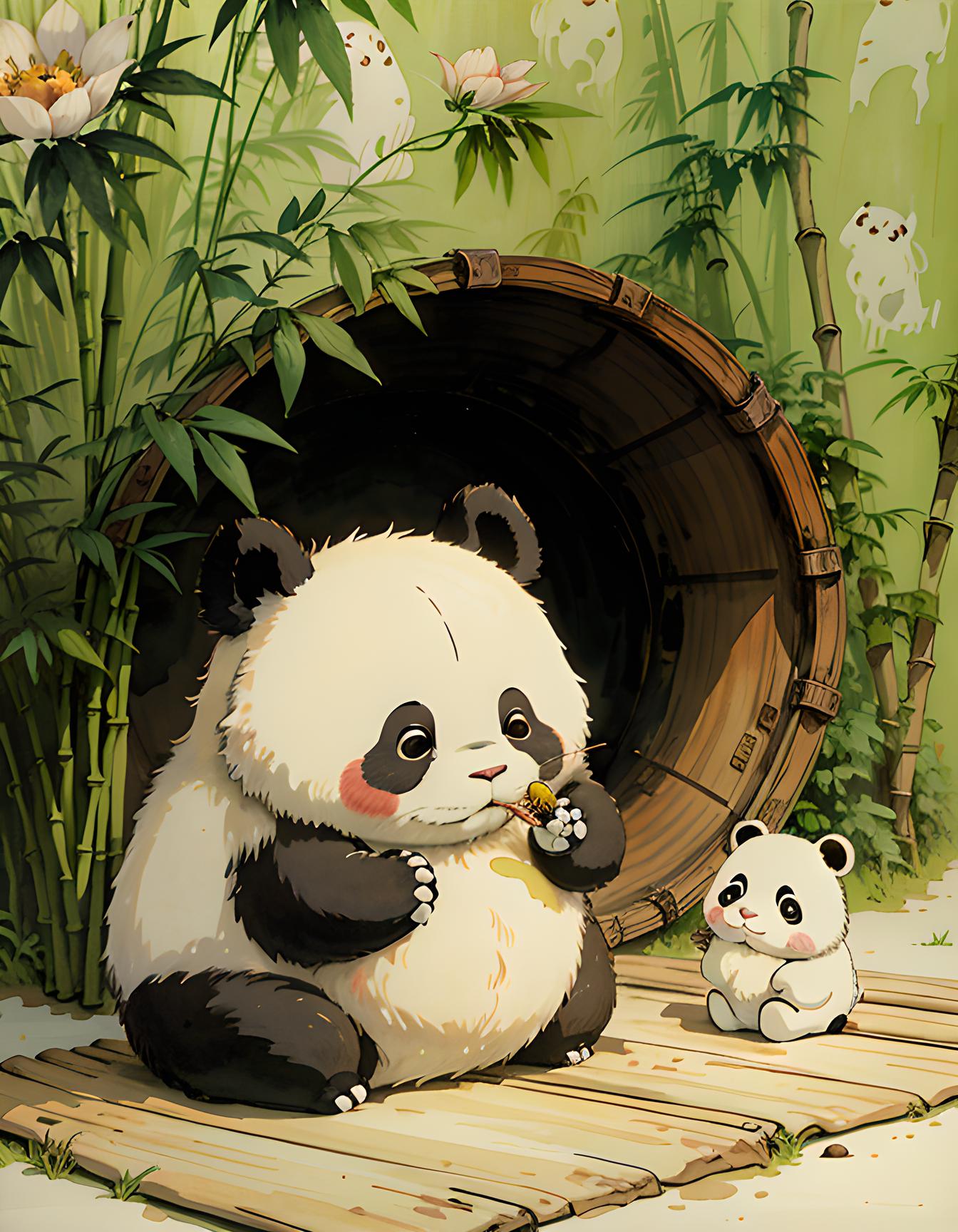 谁会不喜欢大熊猫呢