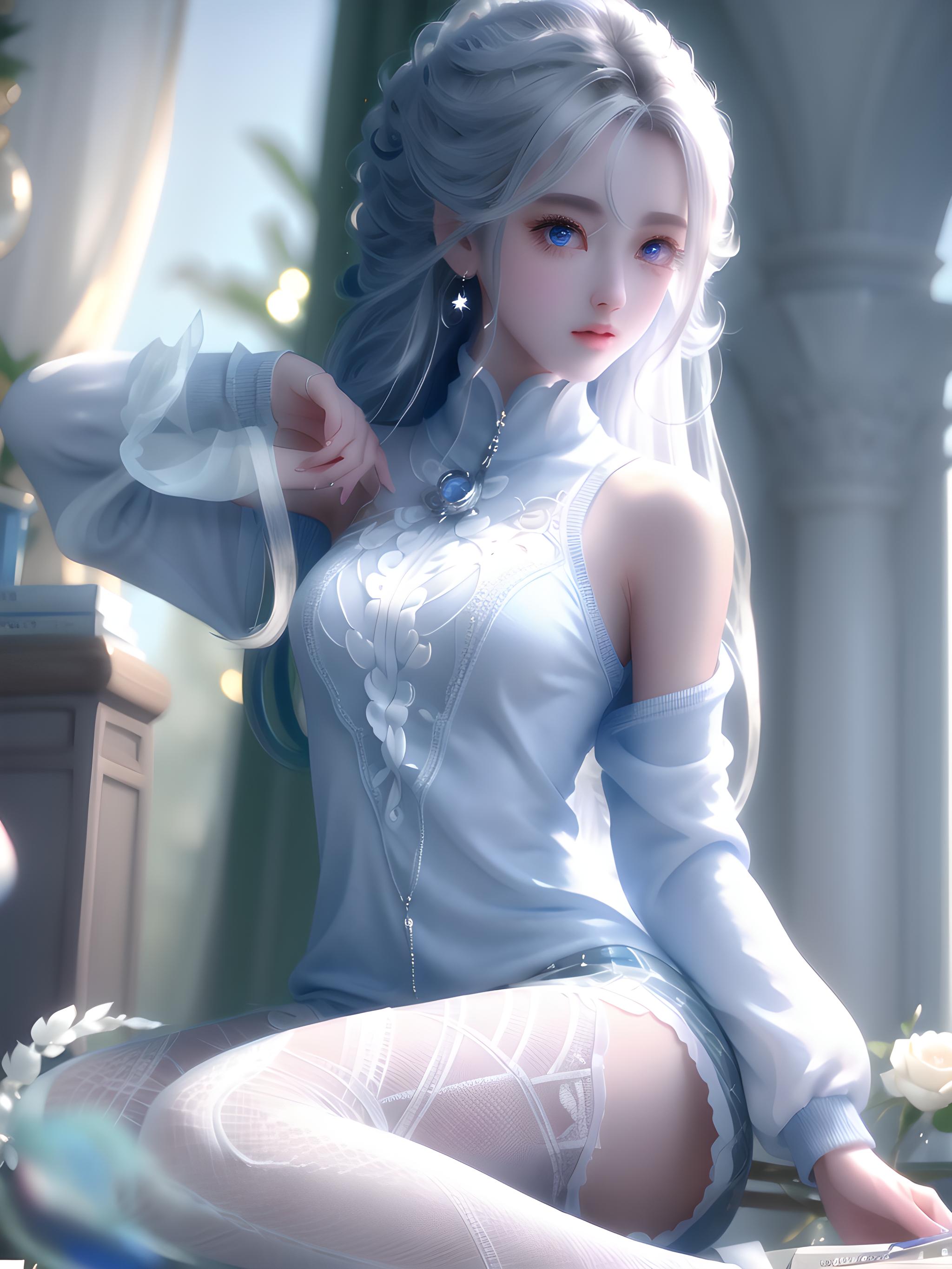 白色丝滑