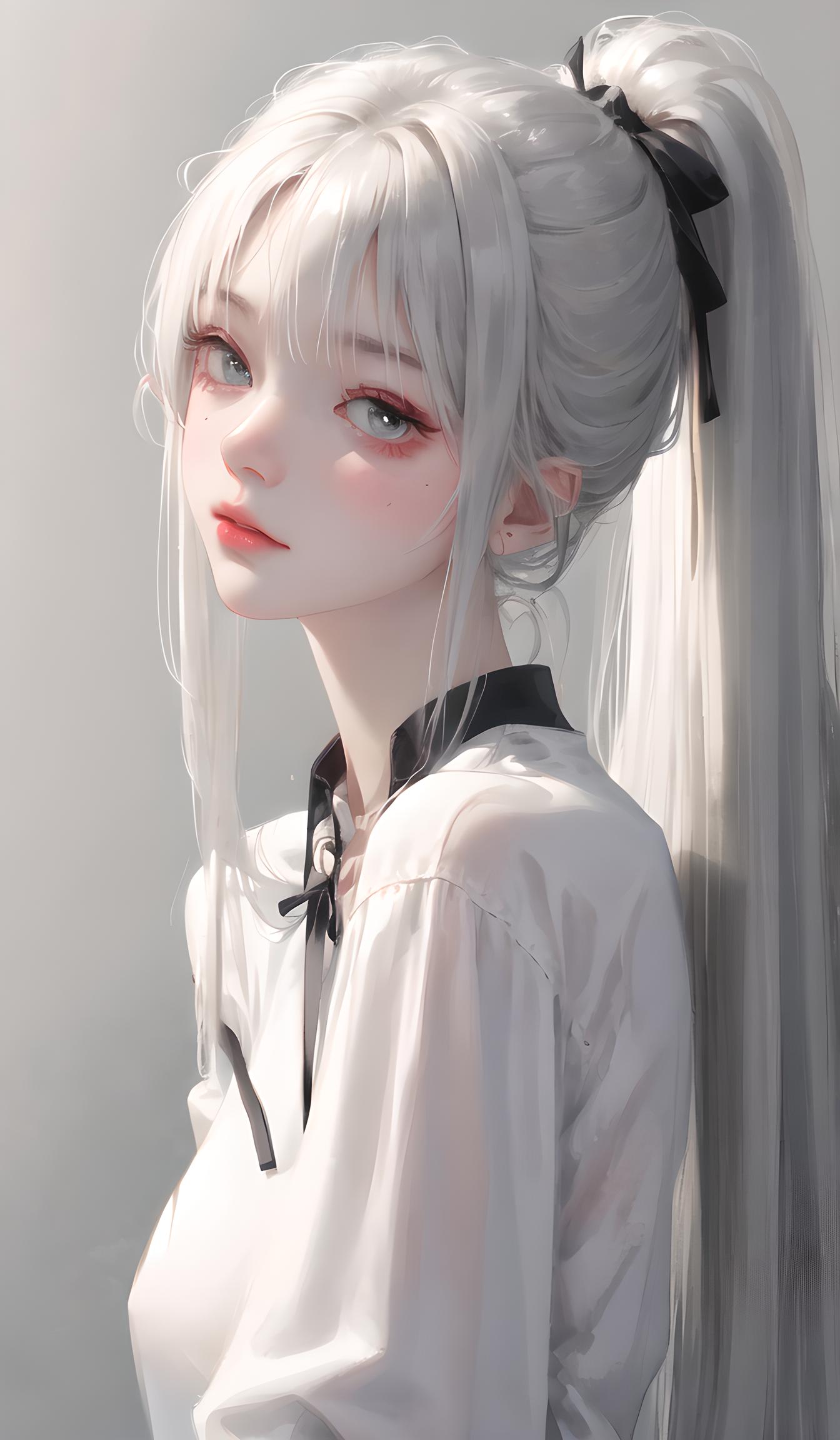 白发少女