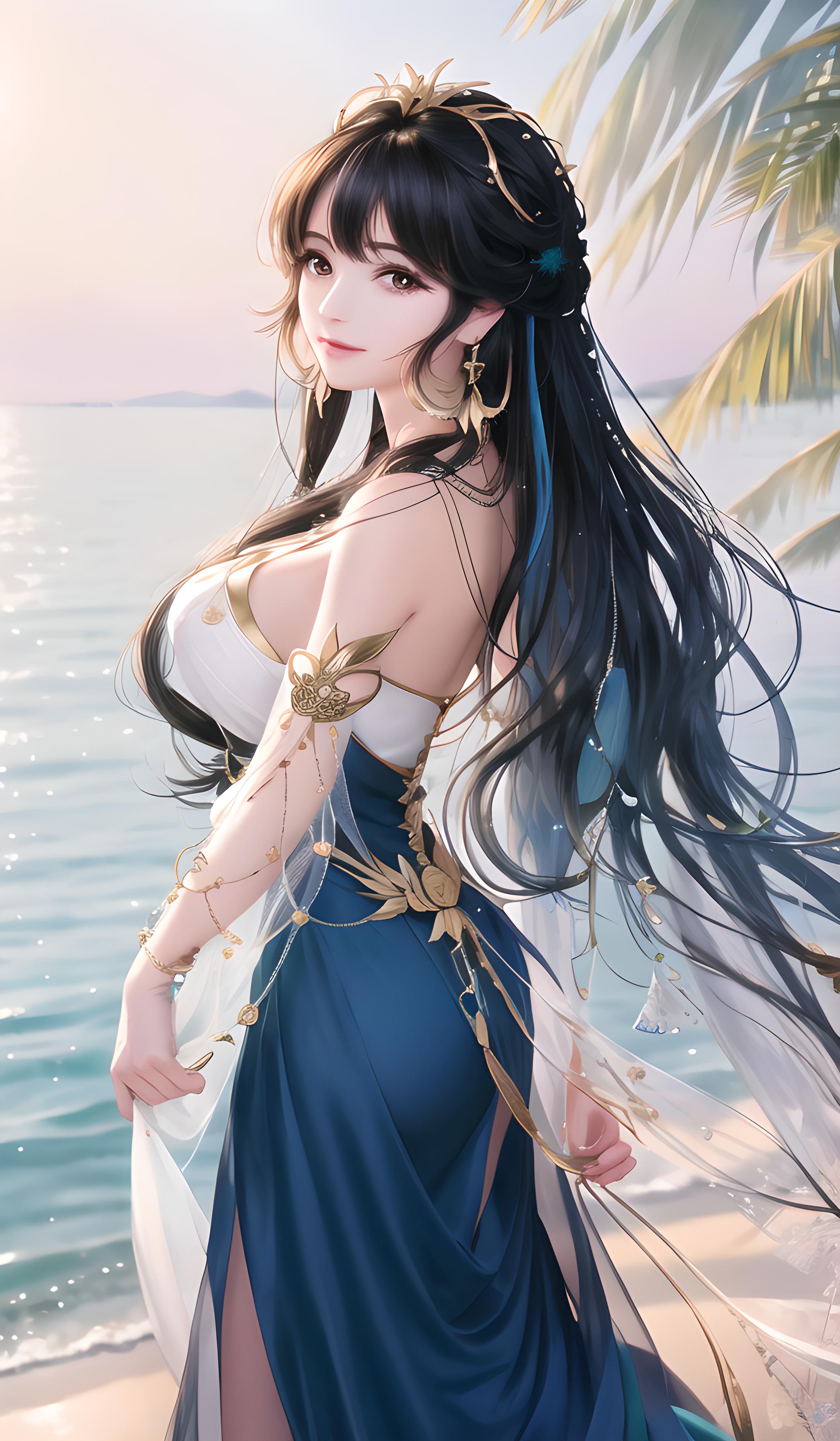 海边少女