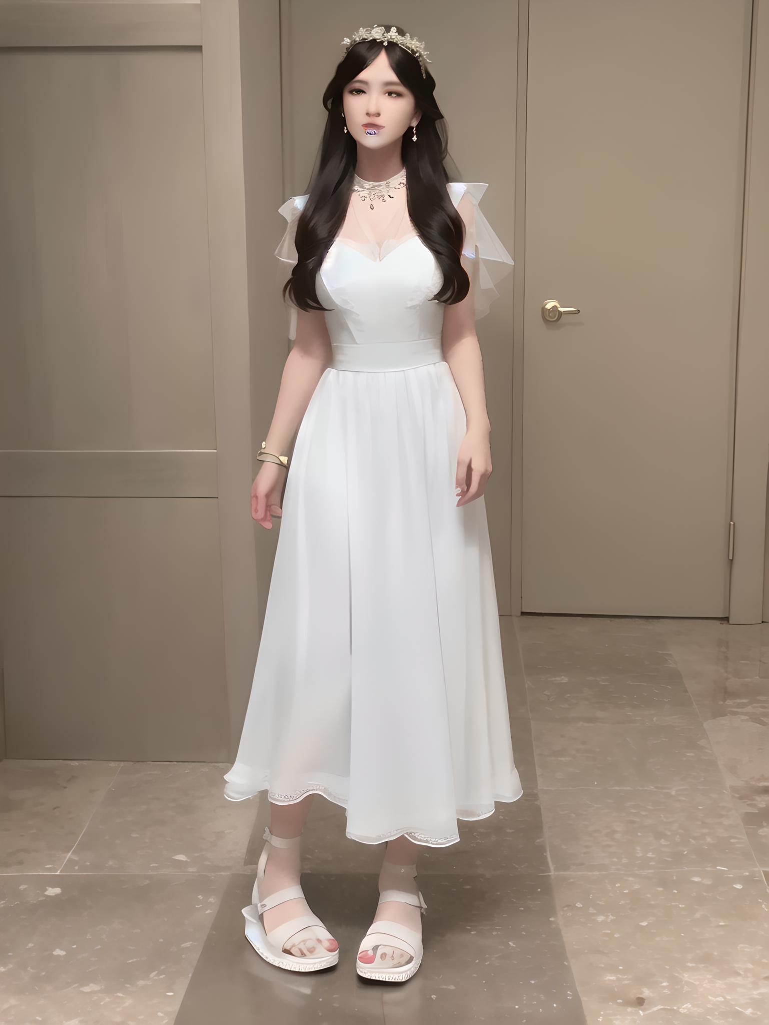 白衣裙