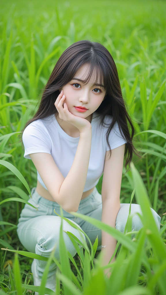 草地女孩
