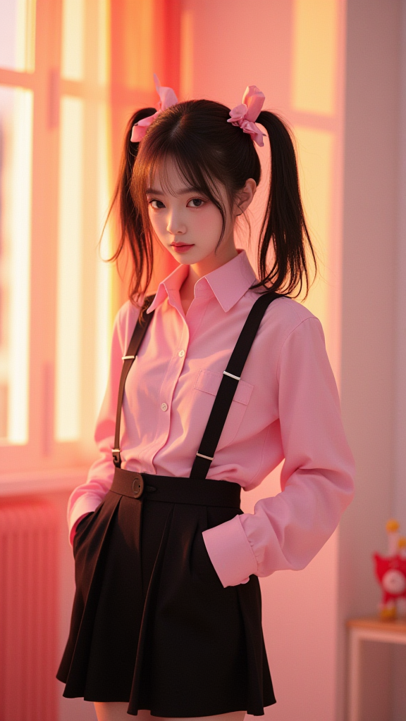 俏皮可爱的女孩