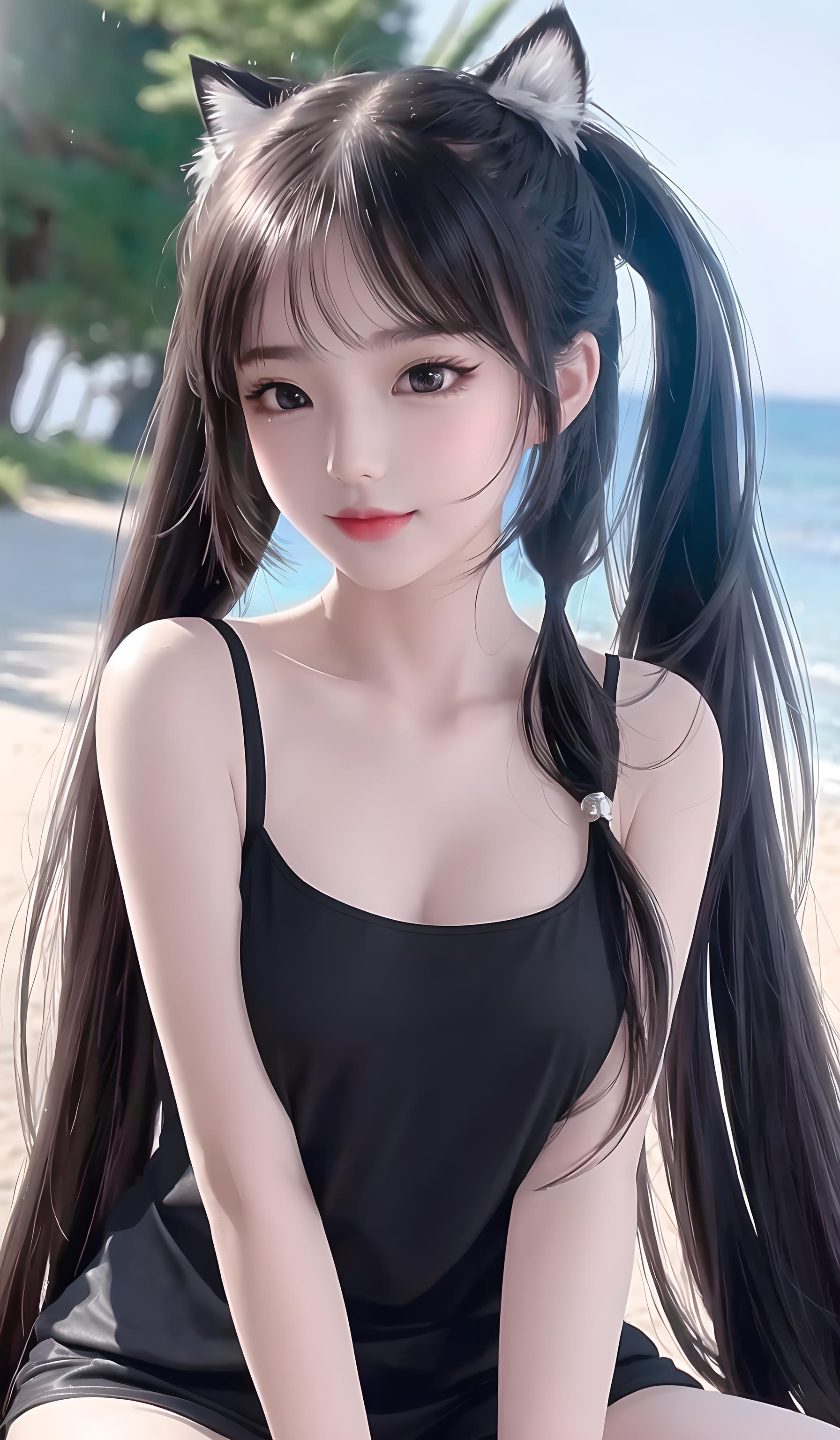 美女 