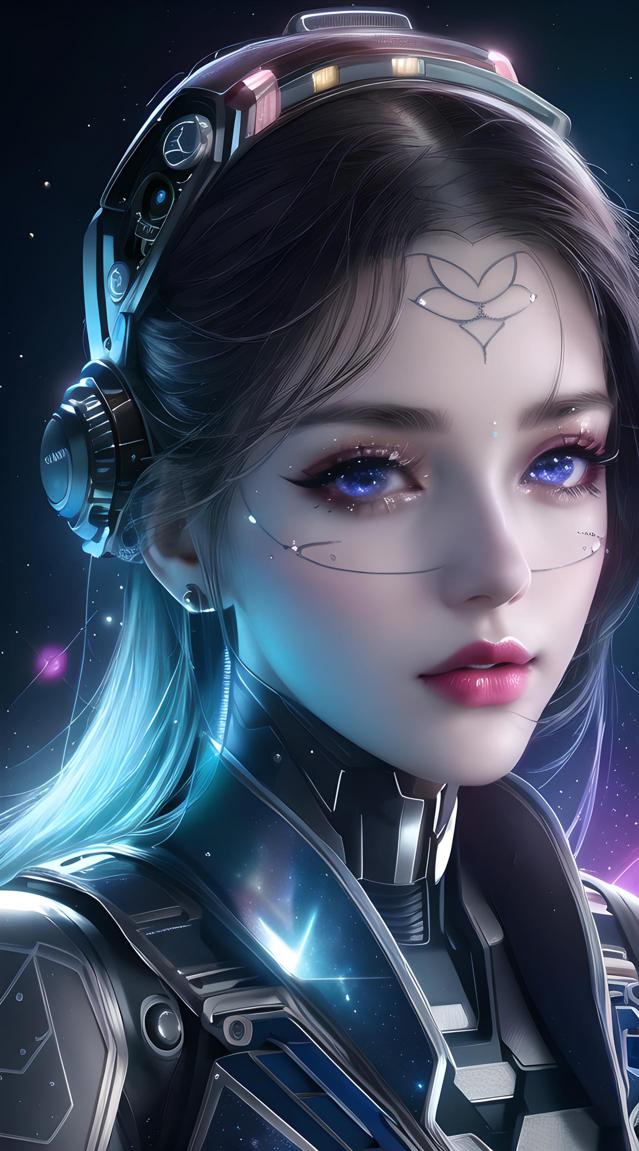 科幻机器美女