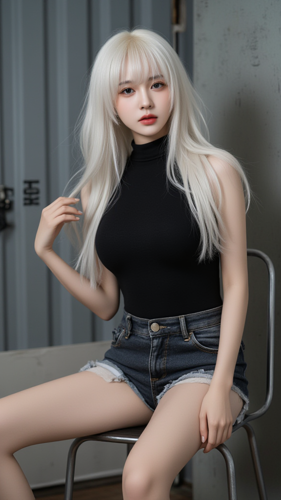 白发女孩