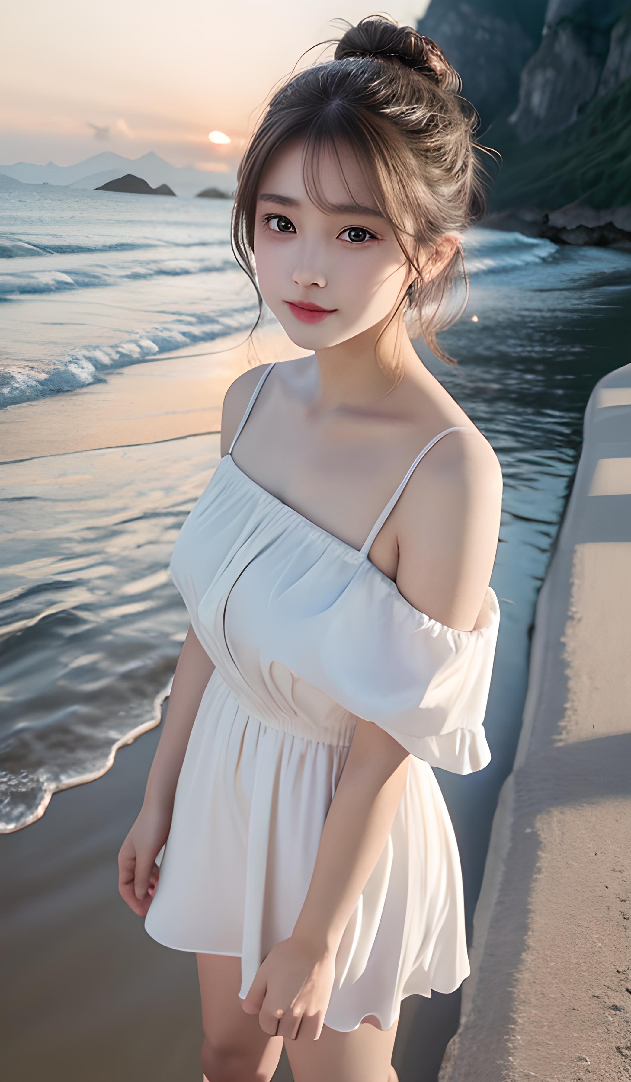 海边少女