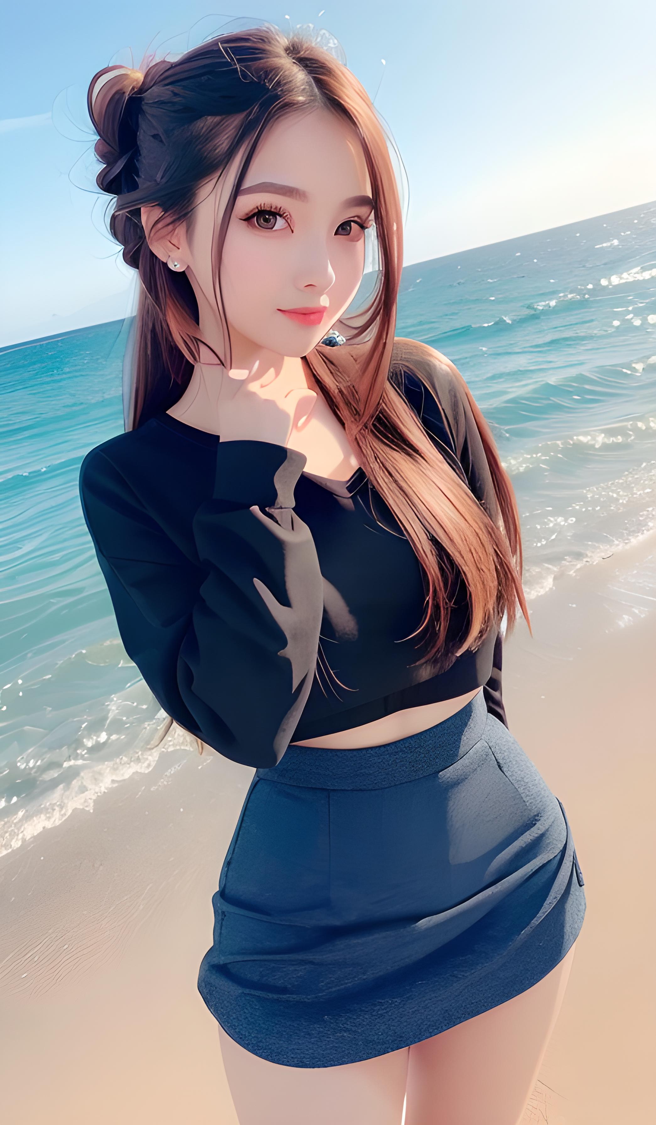 海边女孩