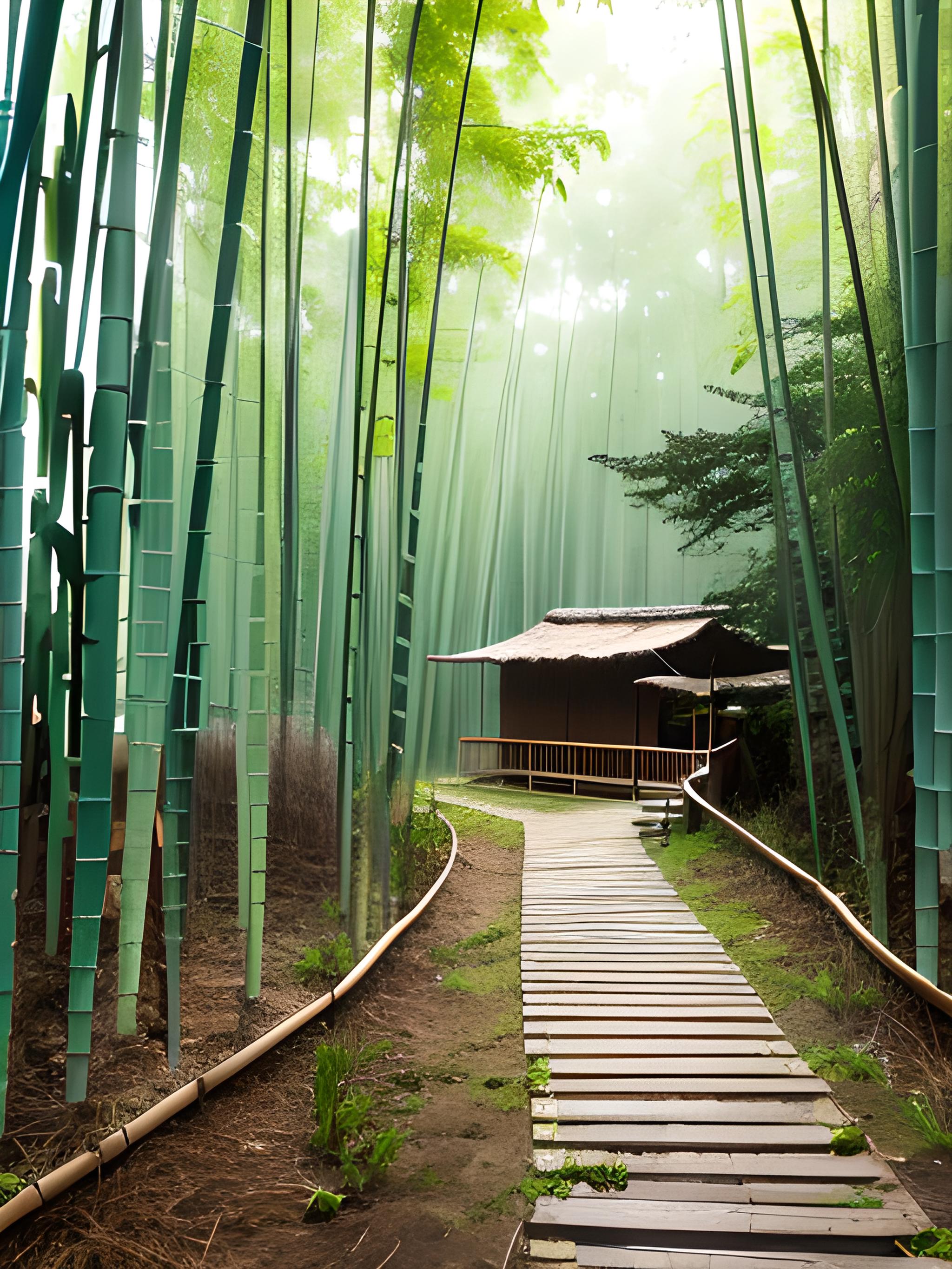 竹林小屋