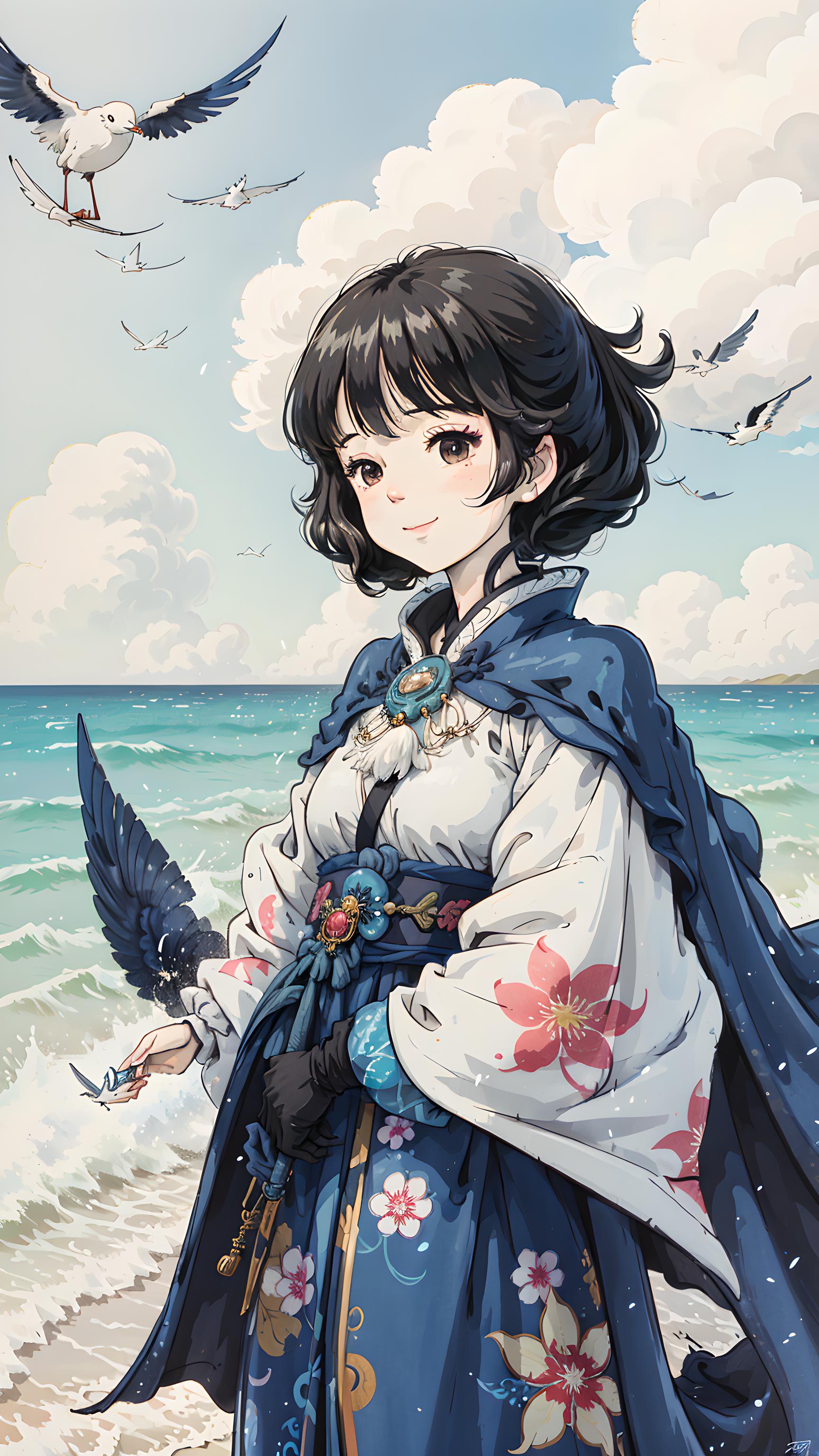 海边少女