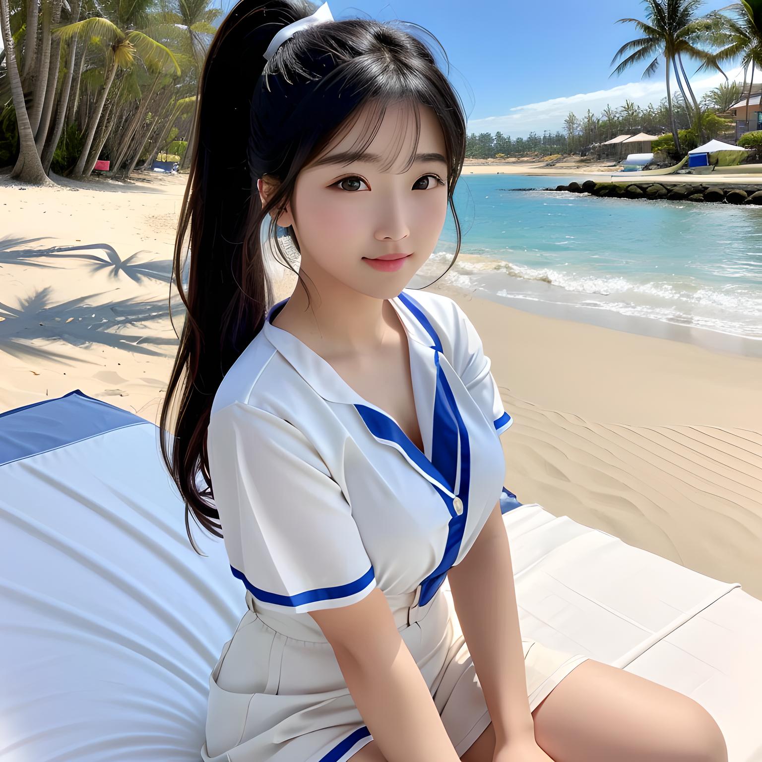 海边少女