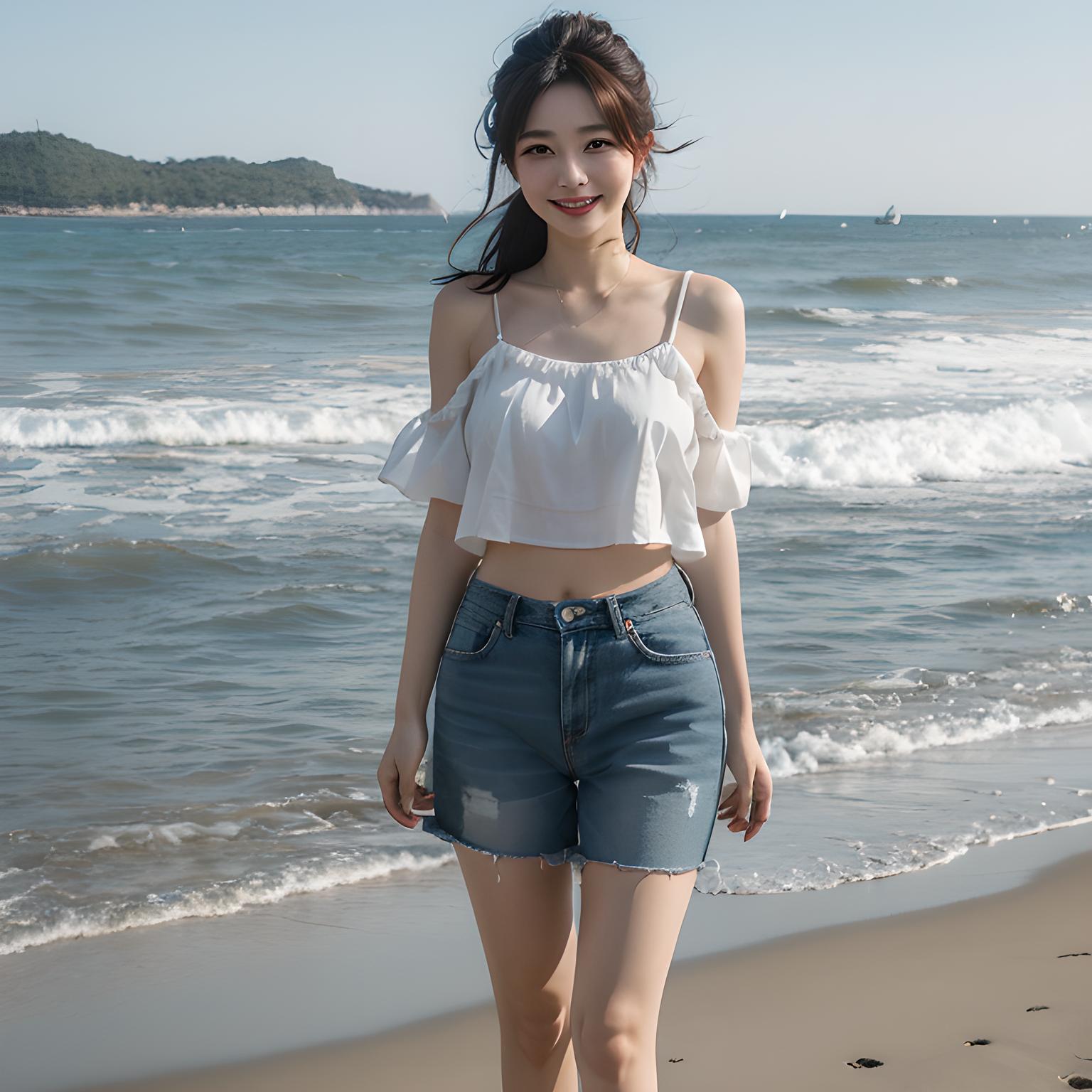 海边的小仙女