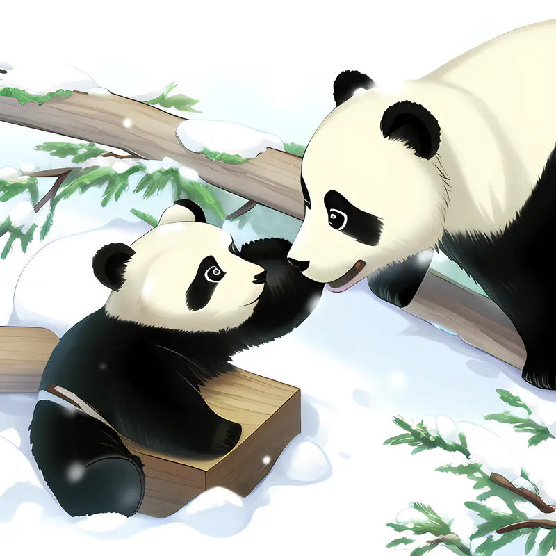 国宝熊猫之母爱
