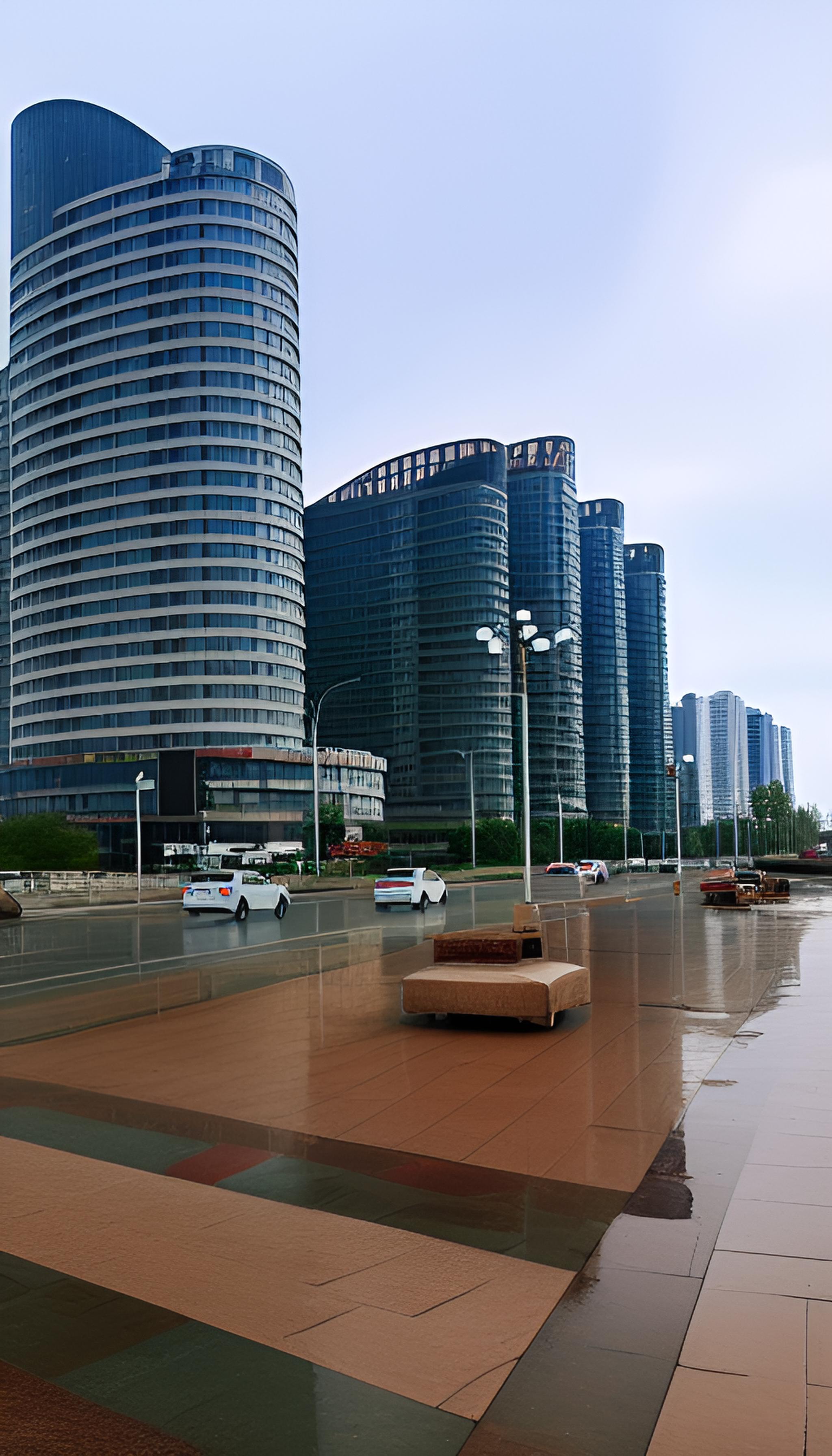 雨后城市