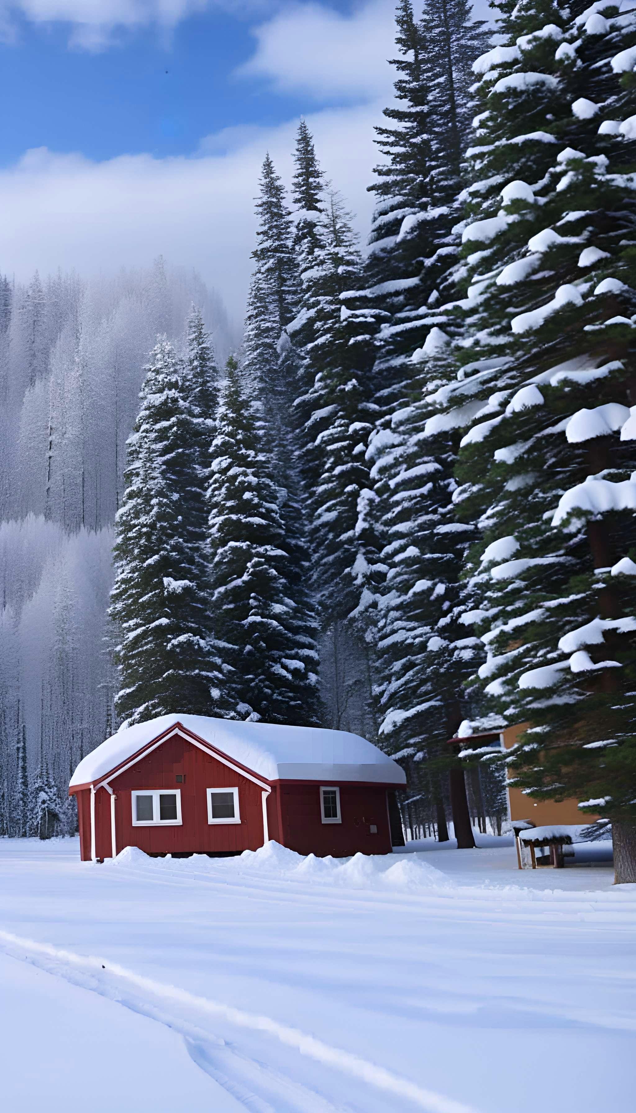 雪山木屋