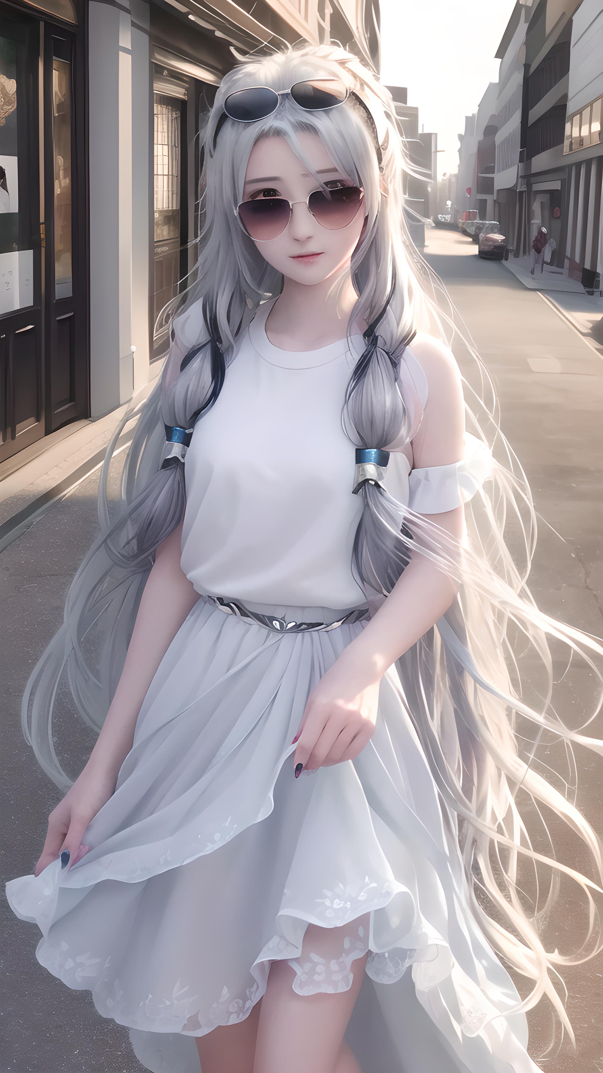 白发少女