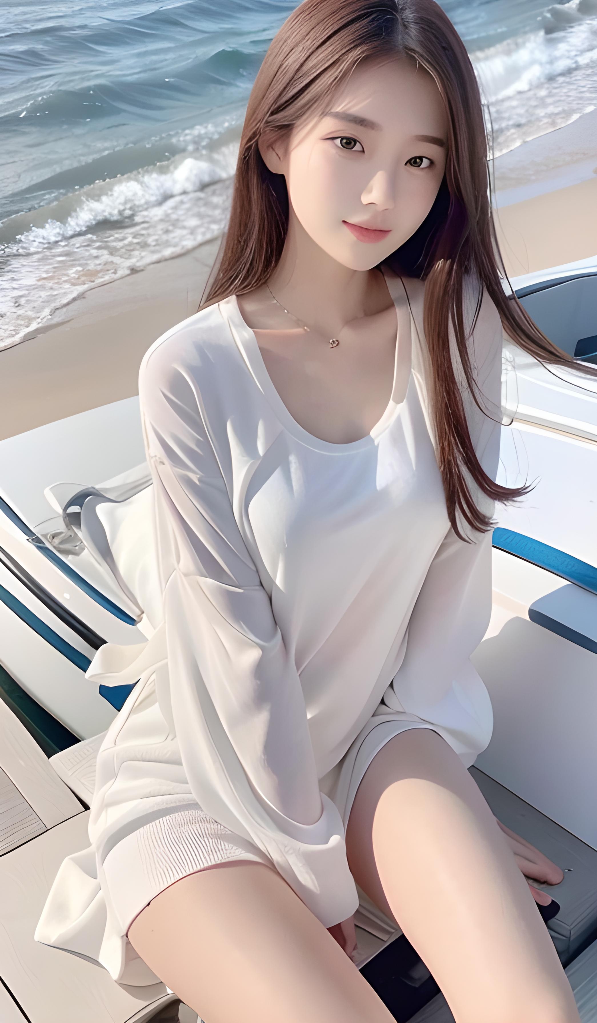 一键稳定出图，美女3