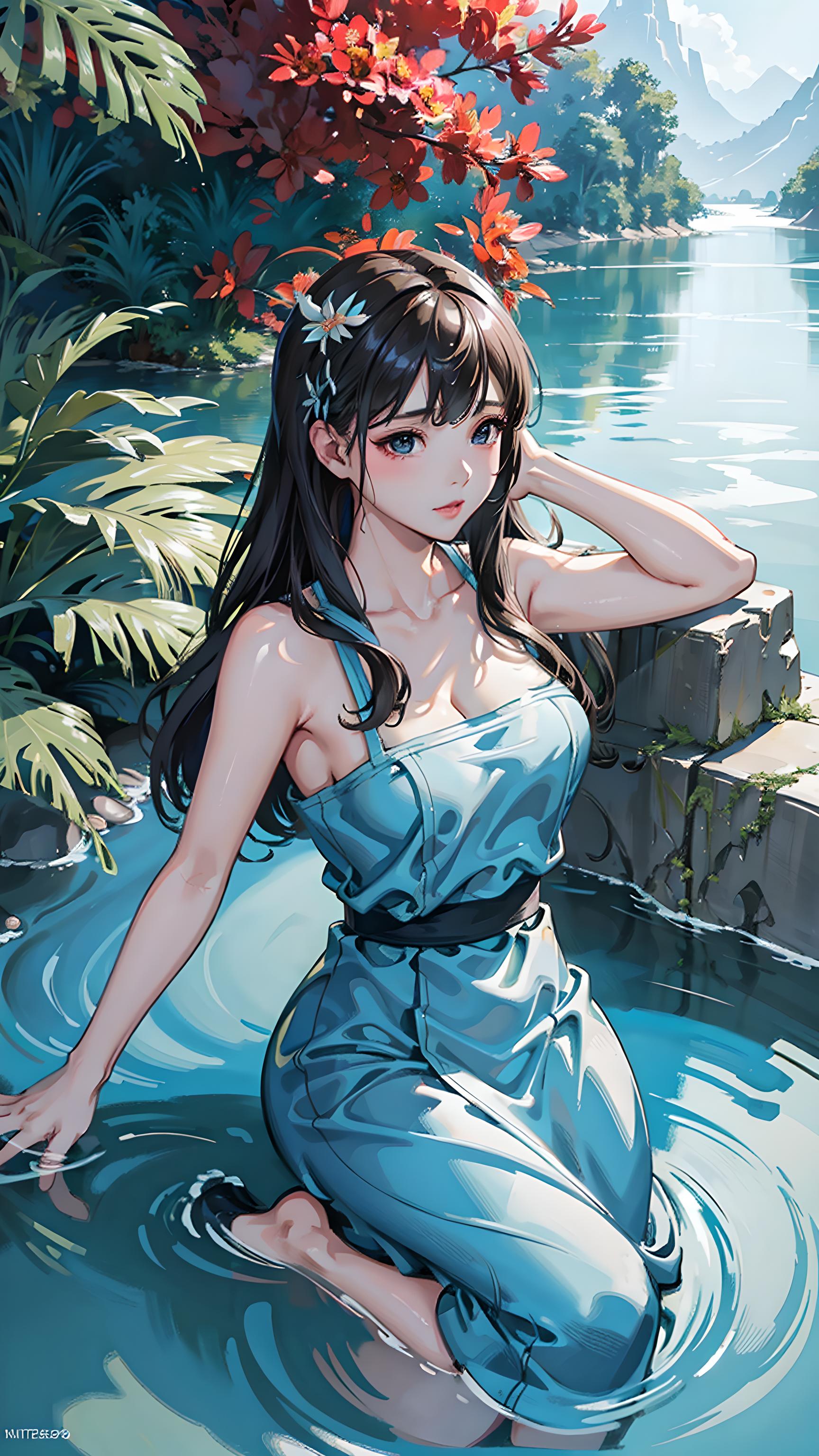 水中少女