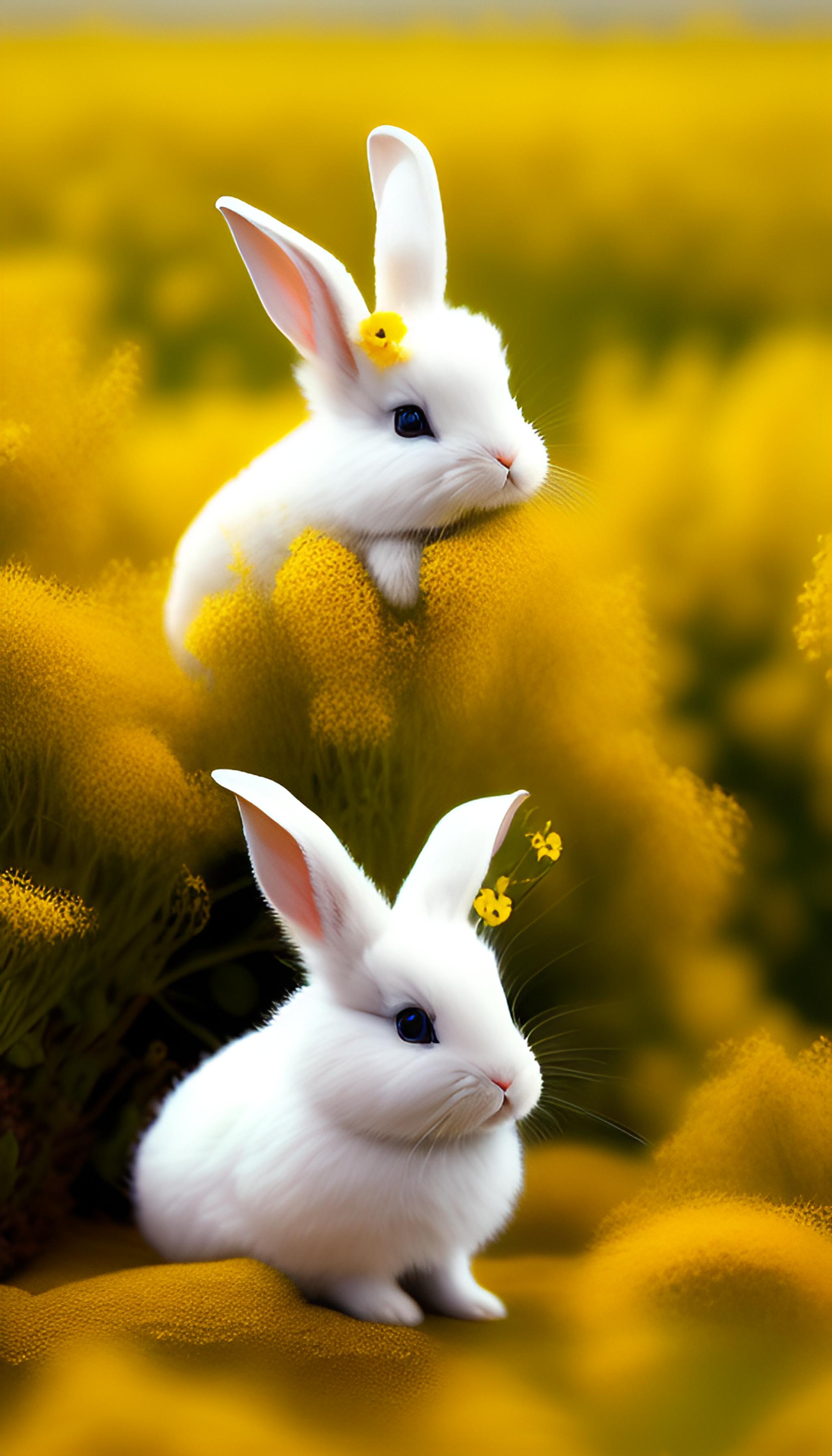 两只兔子