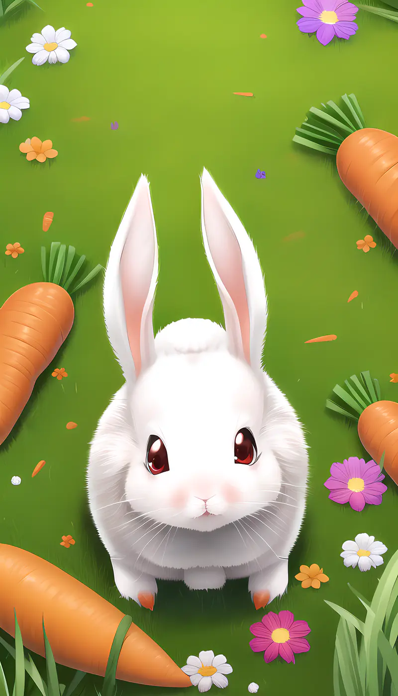 好可爱的兔子