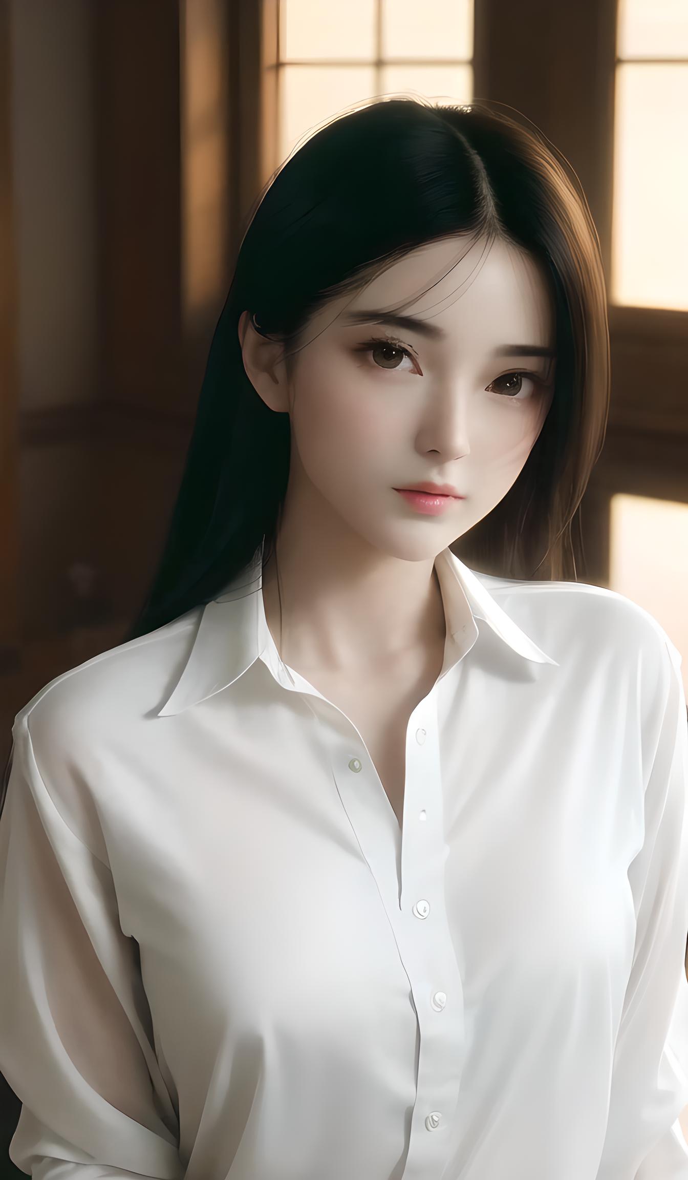 白衣少女