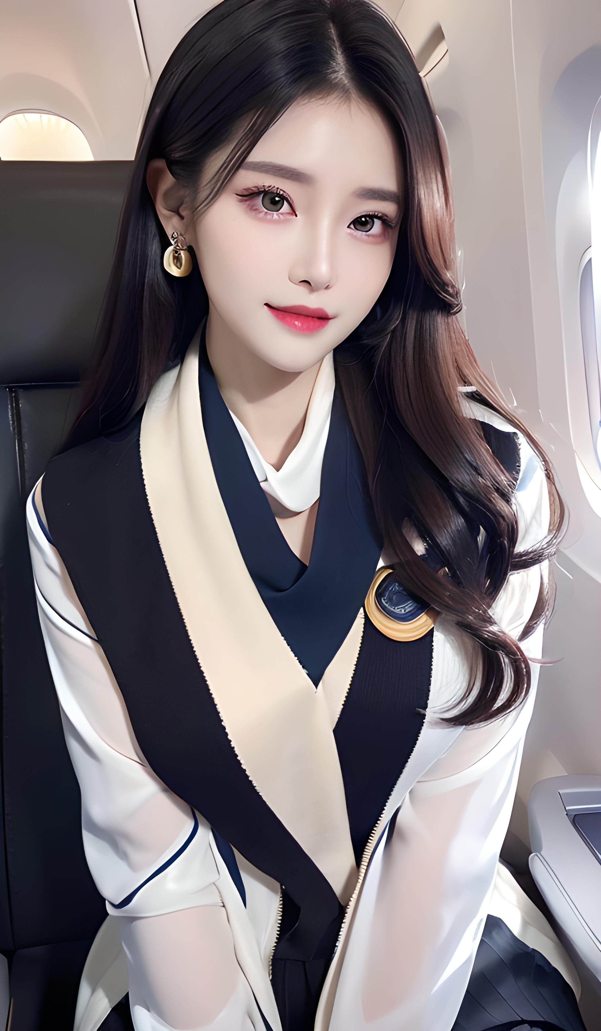 甜美空姐
