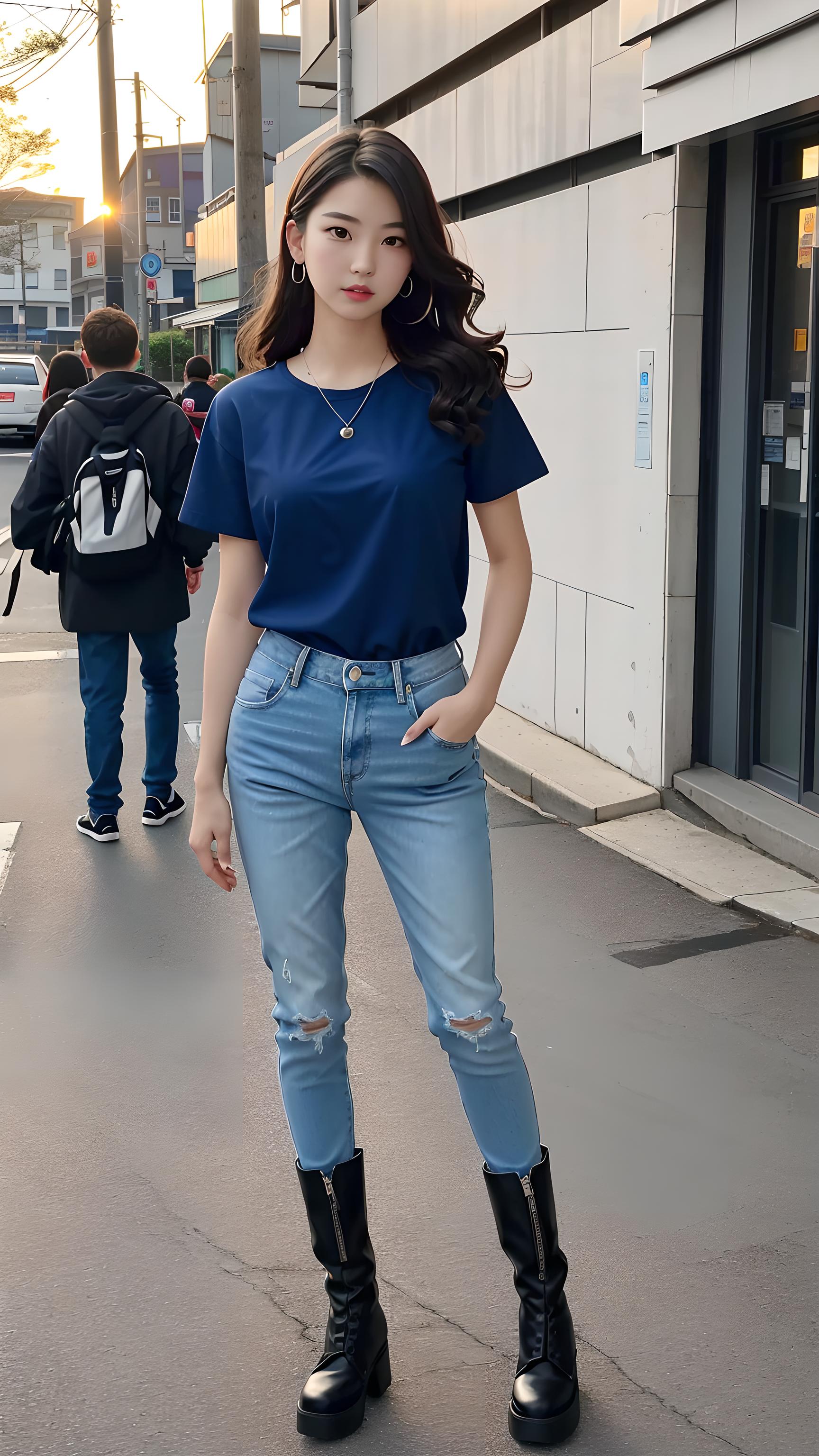 接头美女
