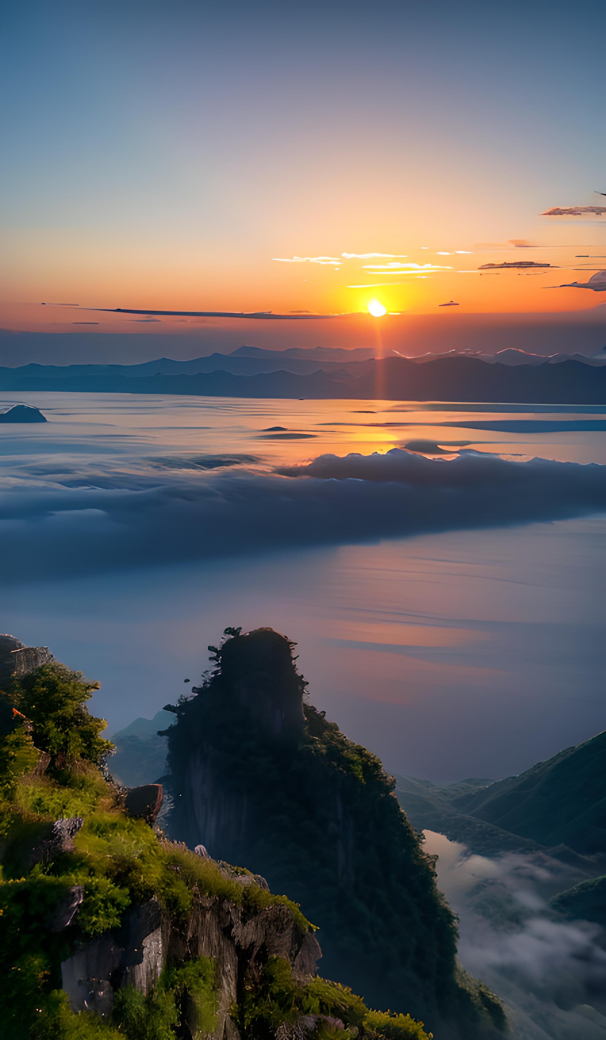 庐山云海日出