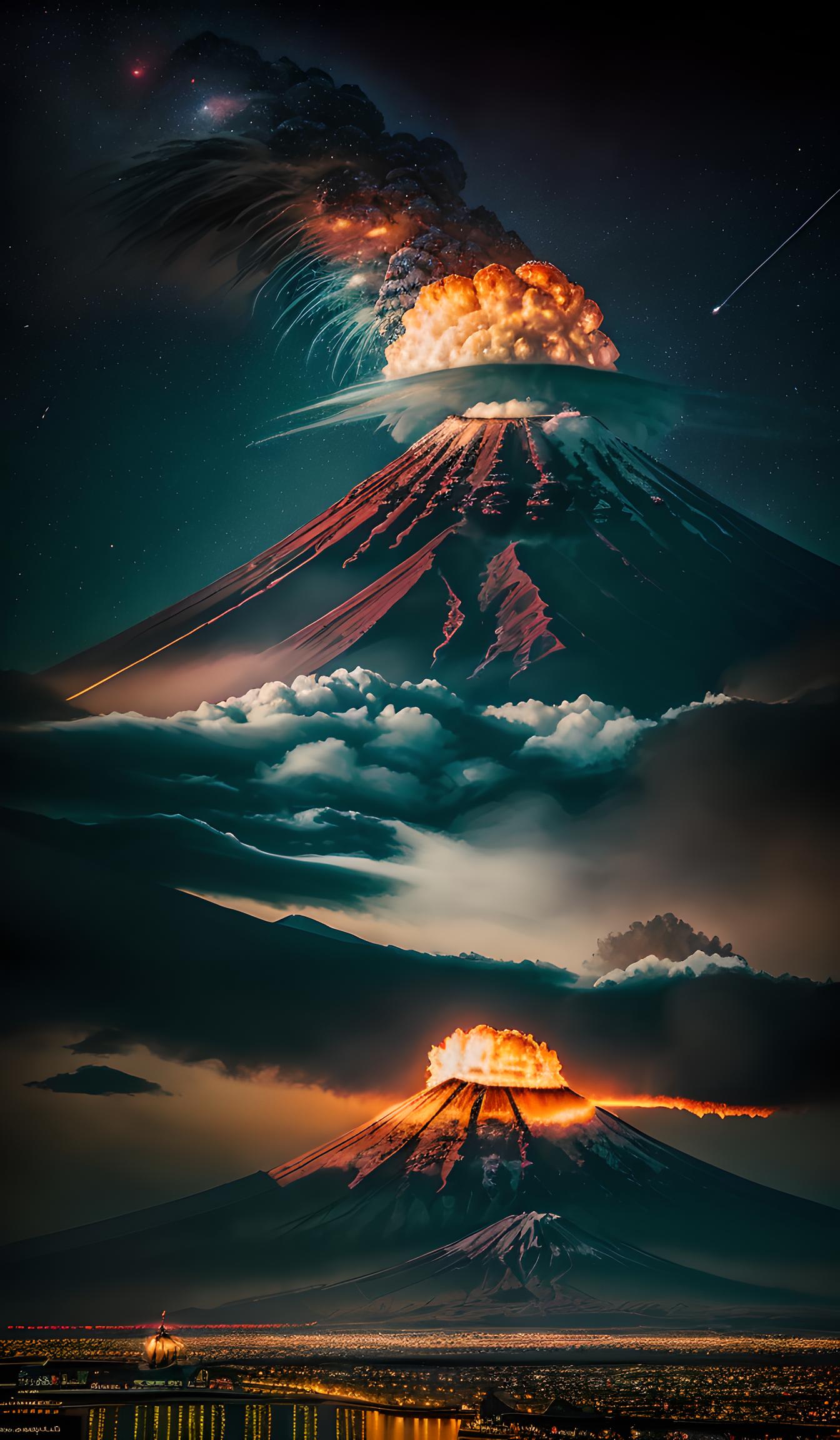 核爆富士山