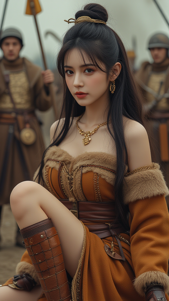 露肩女孩
