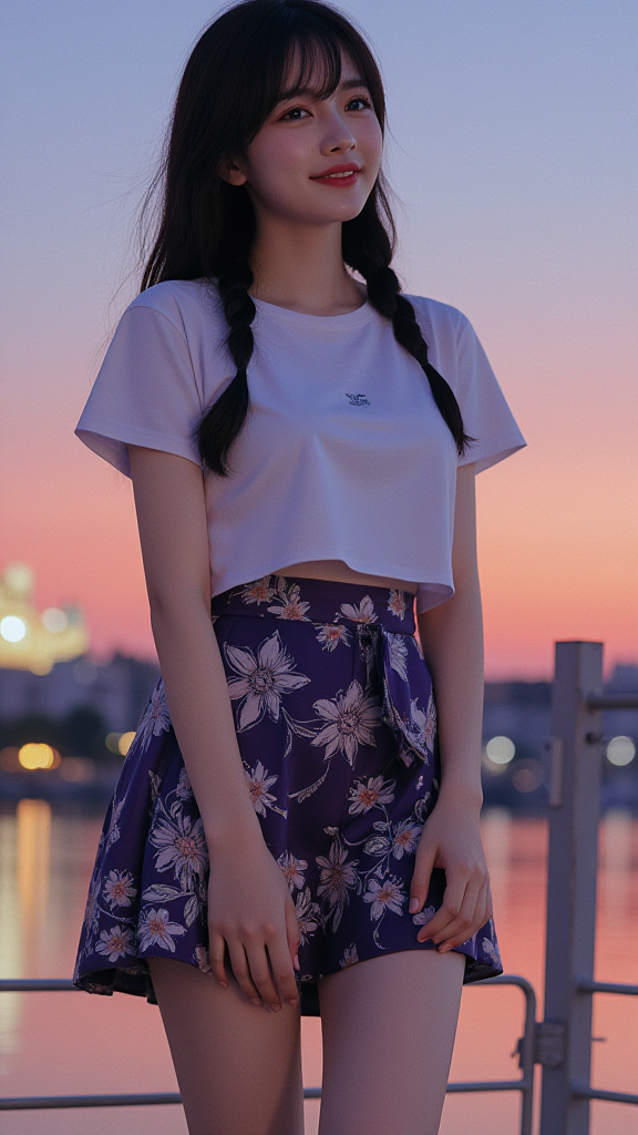 花裙子女孩
