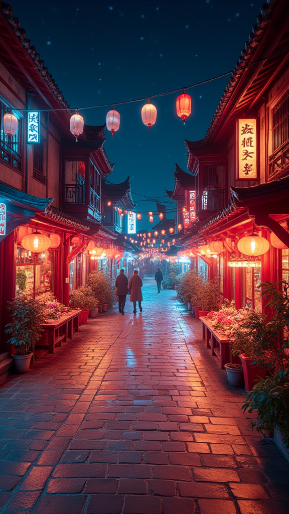 古城夜景