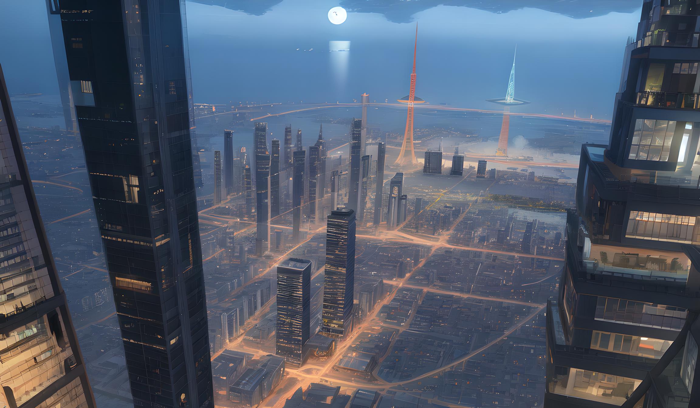 未来龙湾  未来城市（作品一）