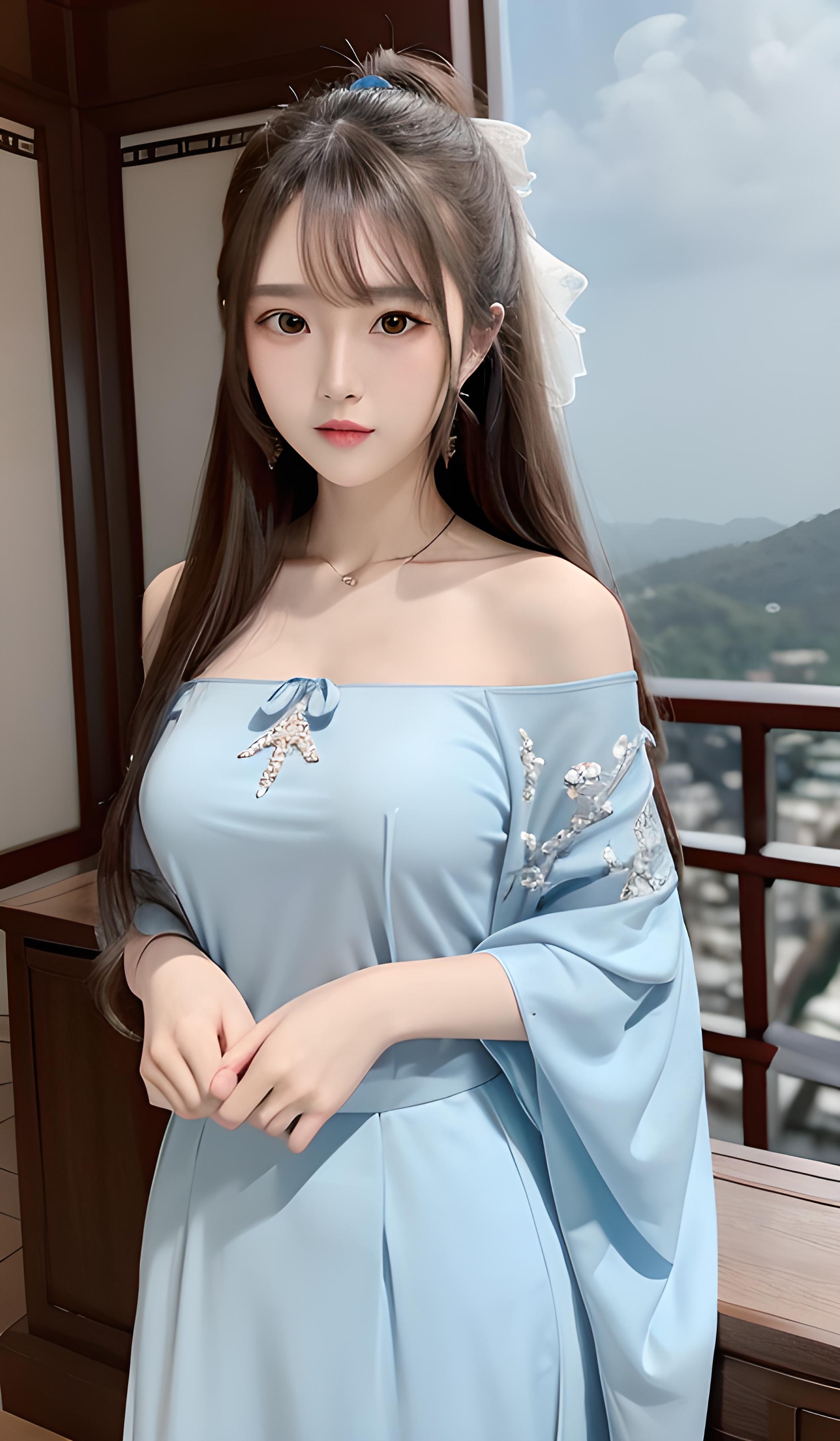 轻纱少女