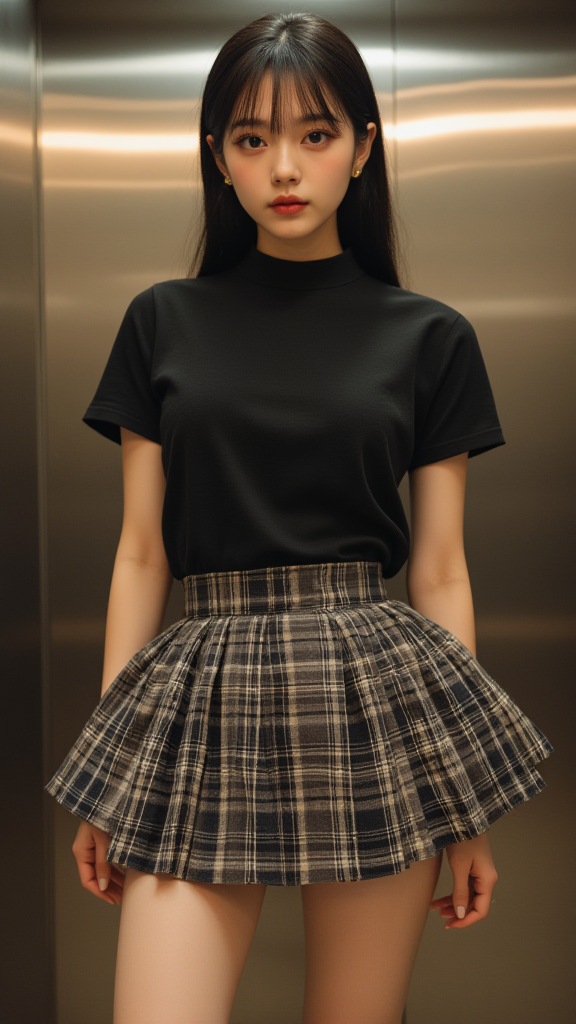 电梯里的女孩