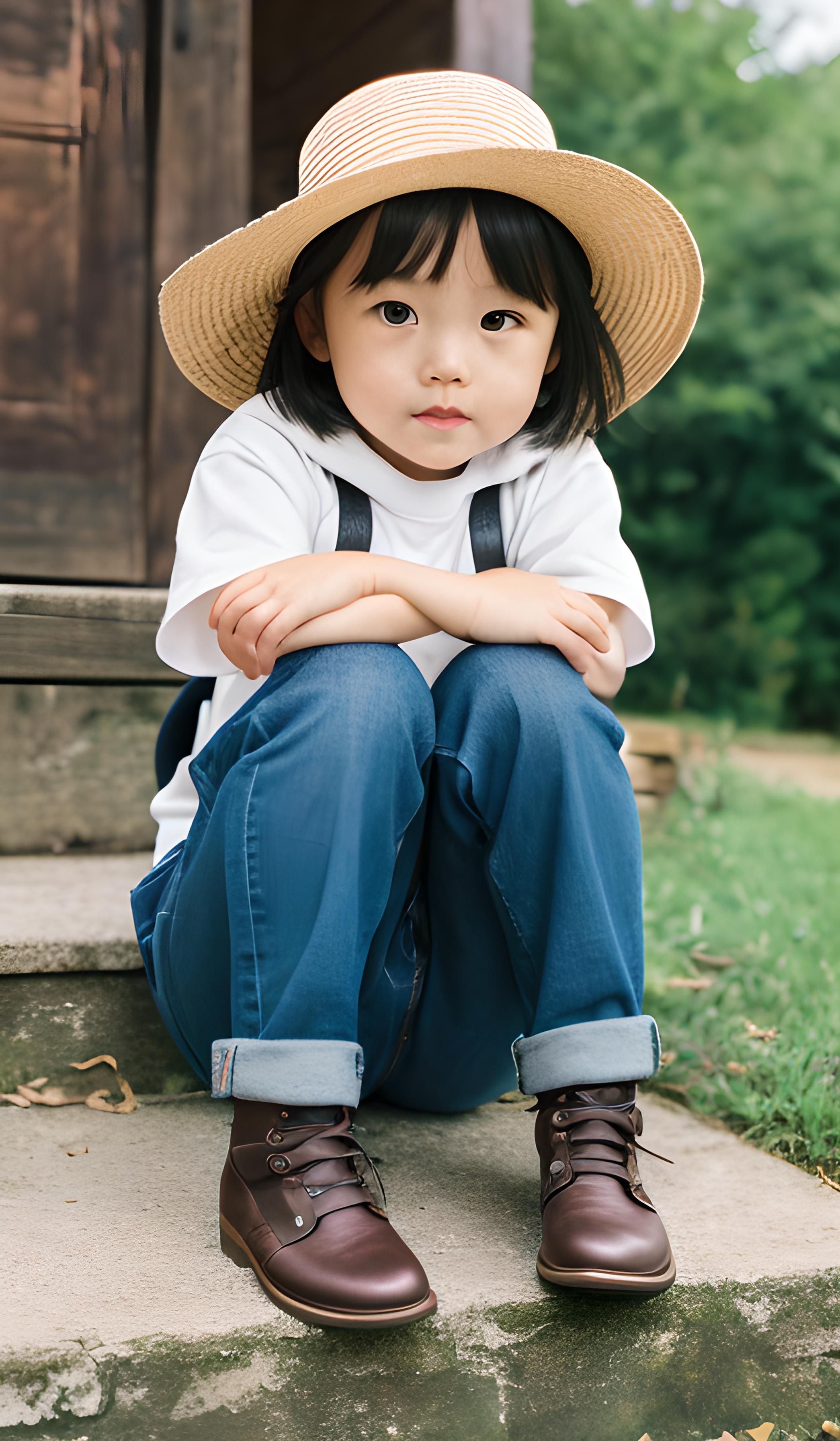 女孩，人物，