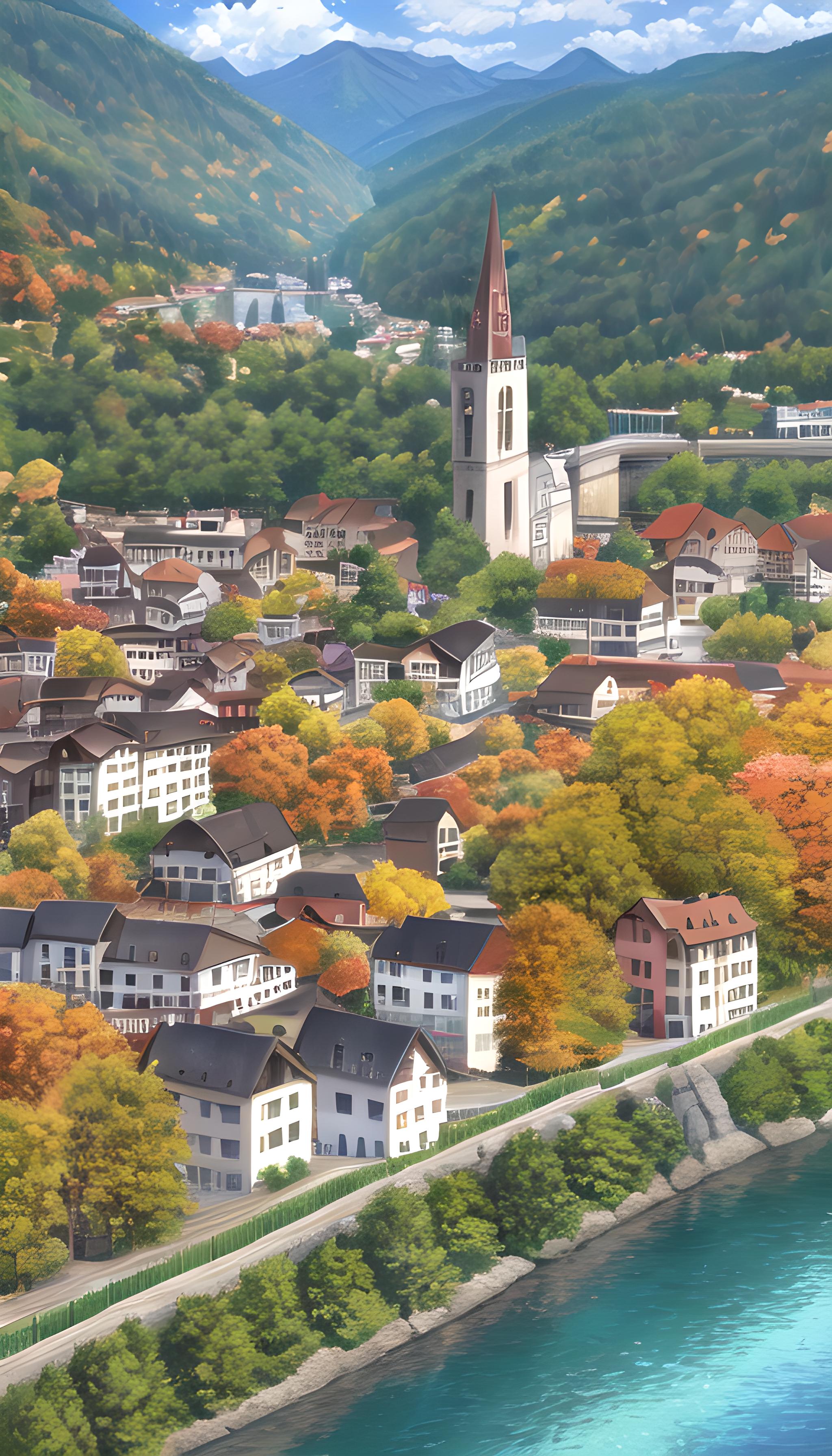 瑞士小山村