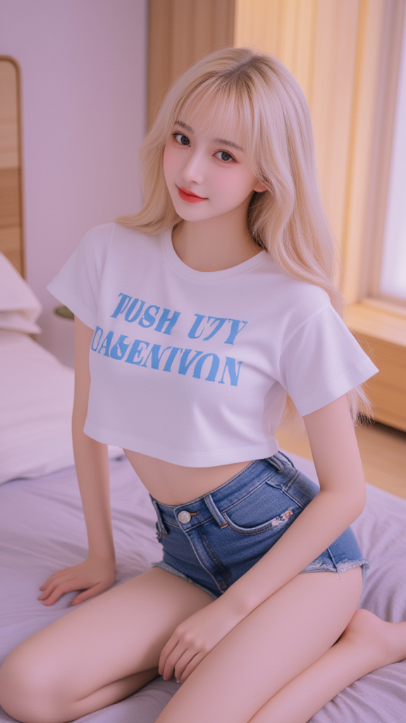 金发美女