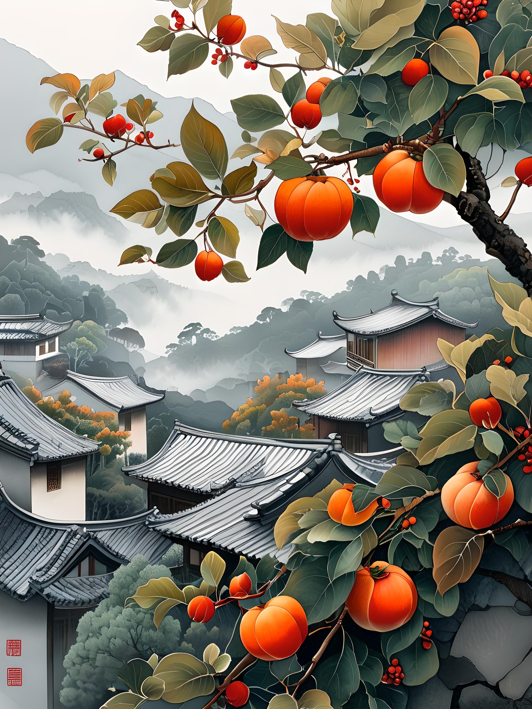 柿子红了