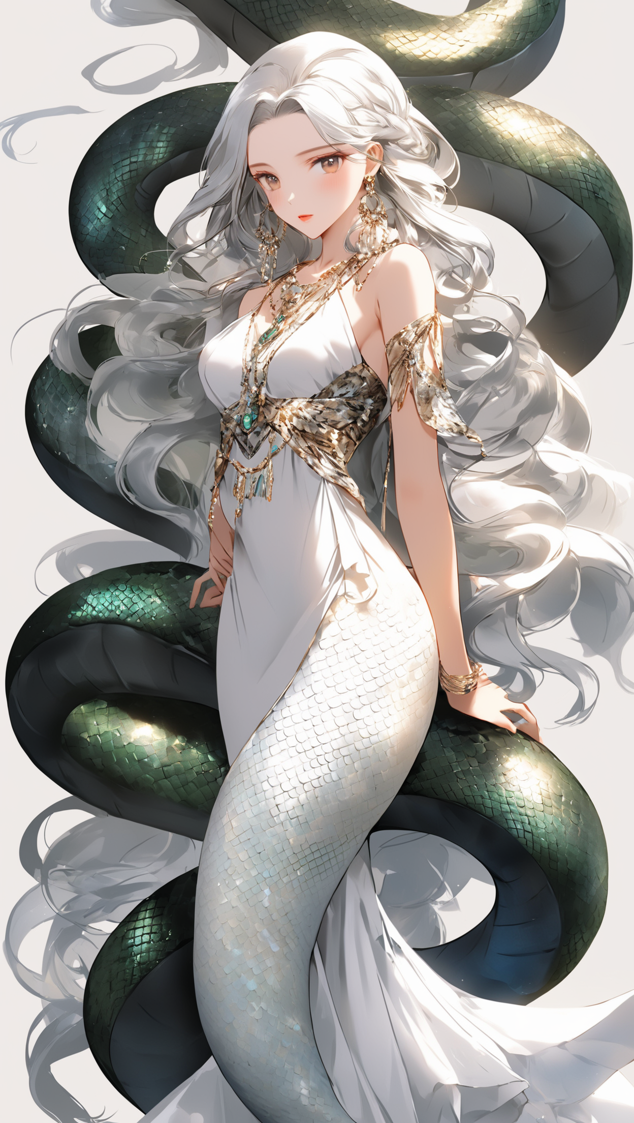 白蛇，蛇女蛇身女妖