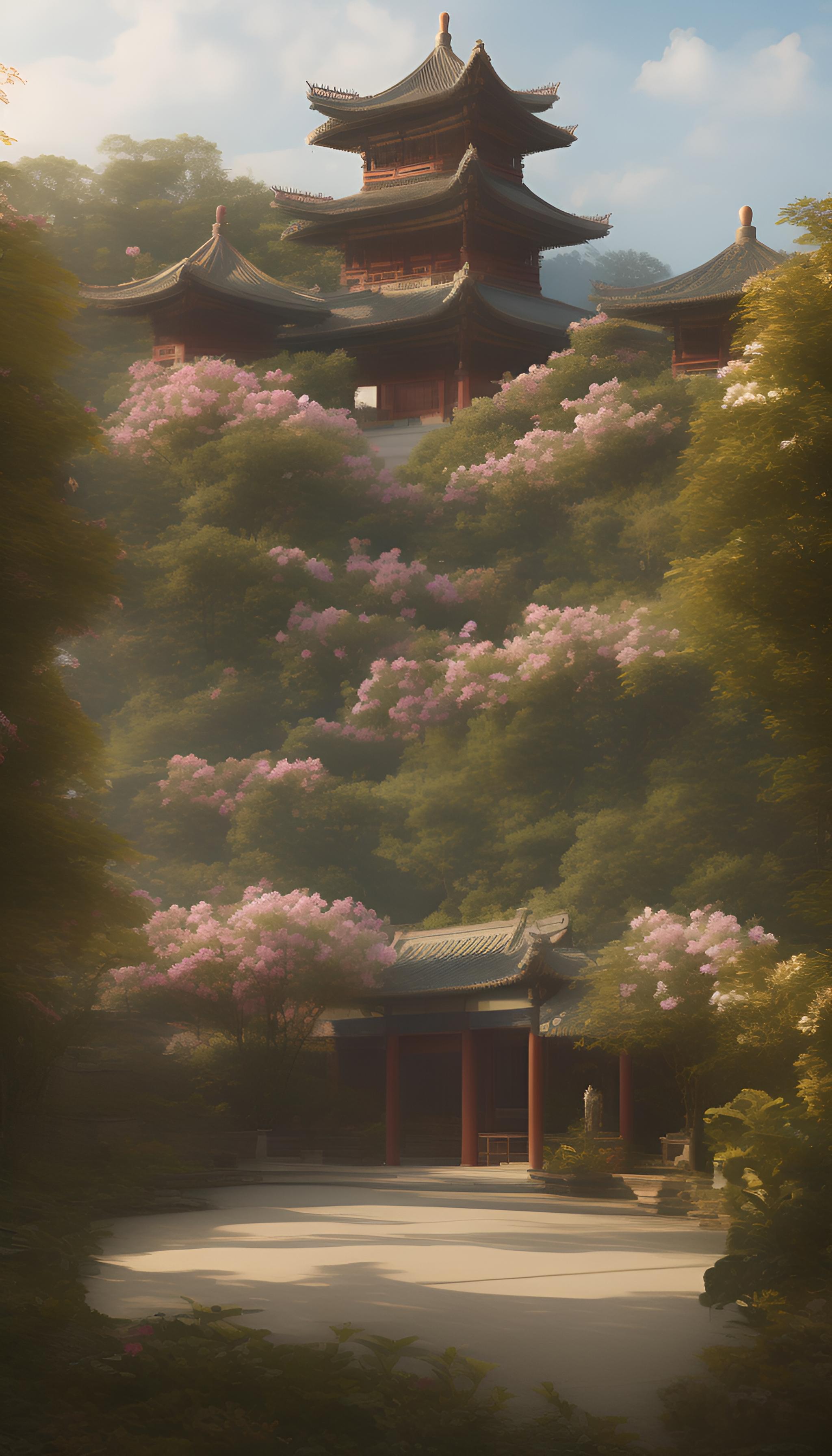 山寺桃花