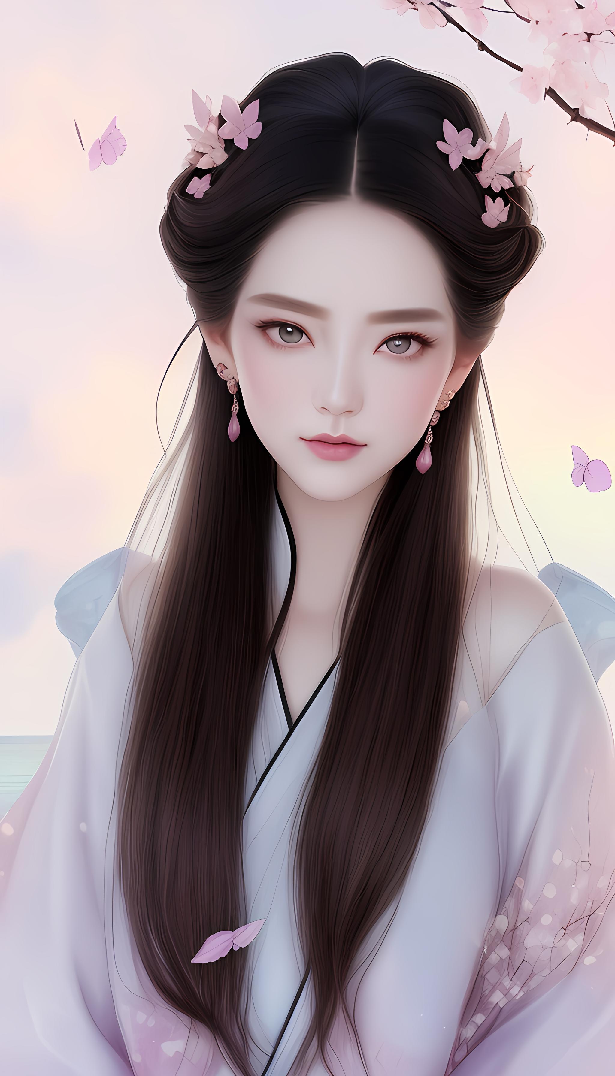 花与少女