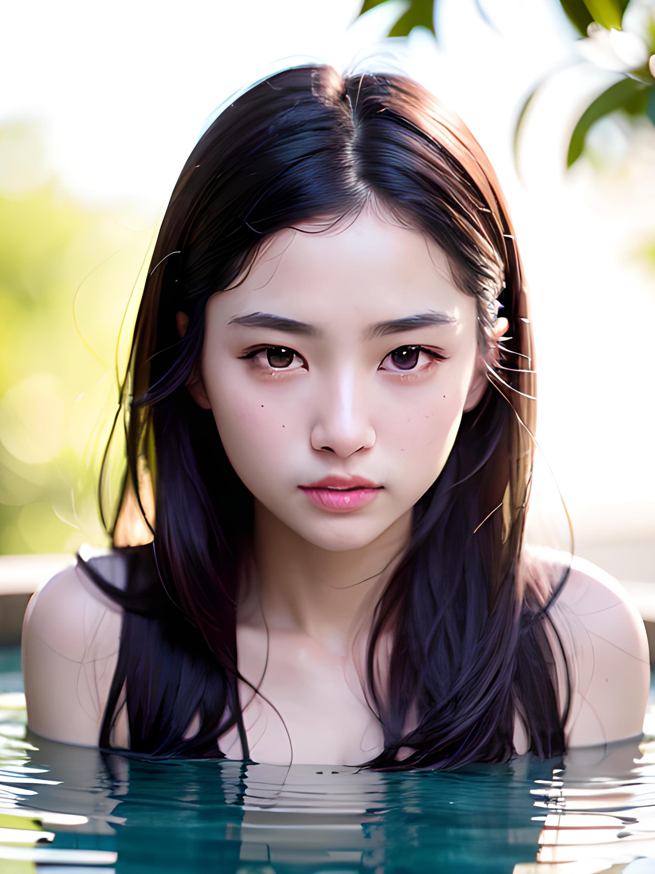 沐浴美女