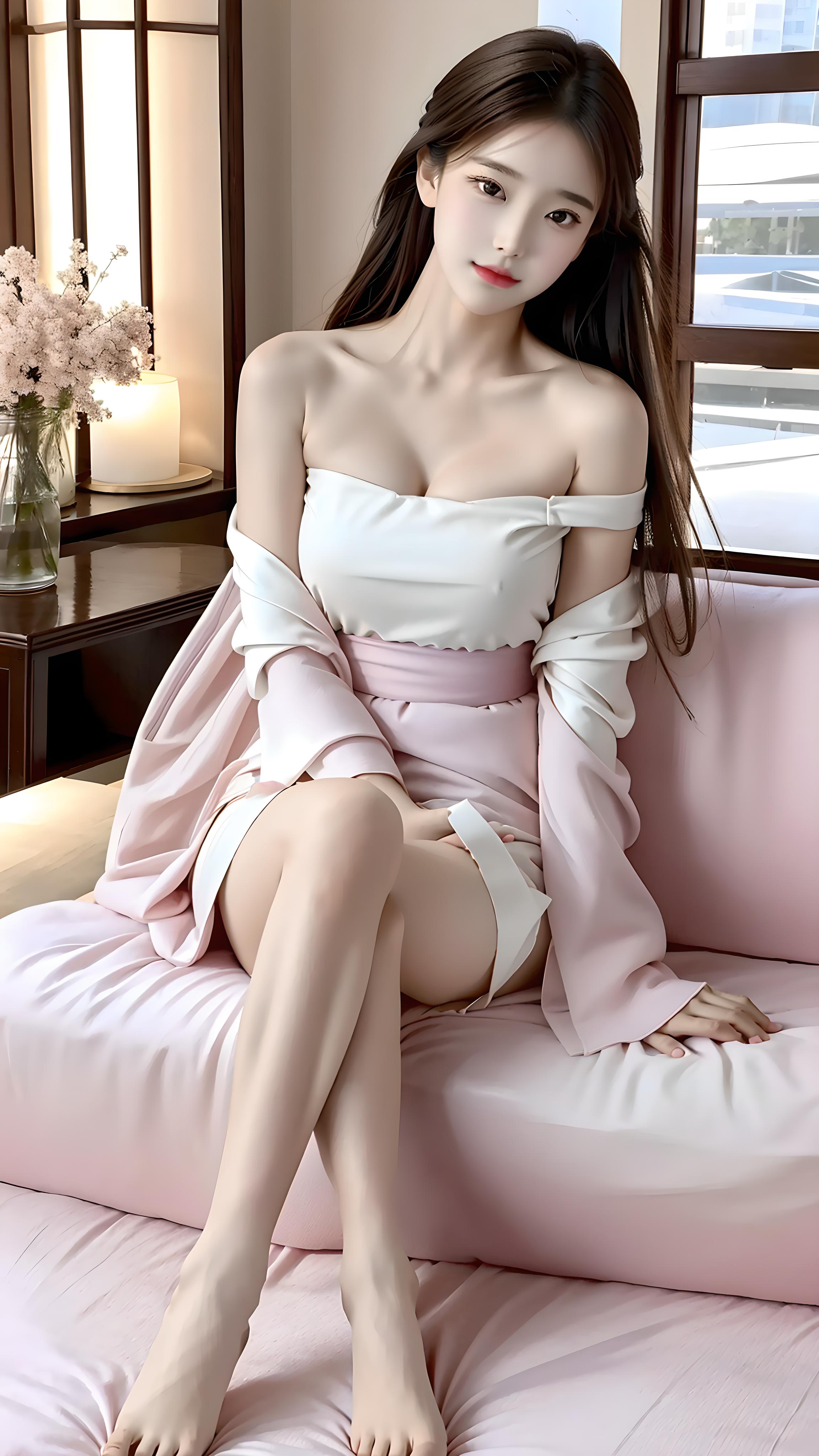粉色美人