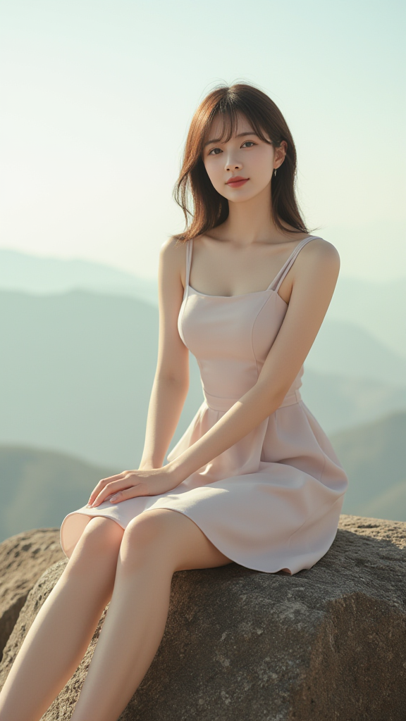 山顶女孩