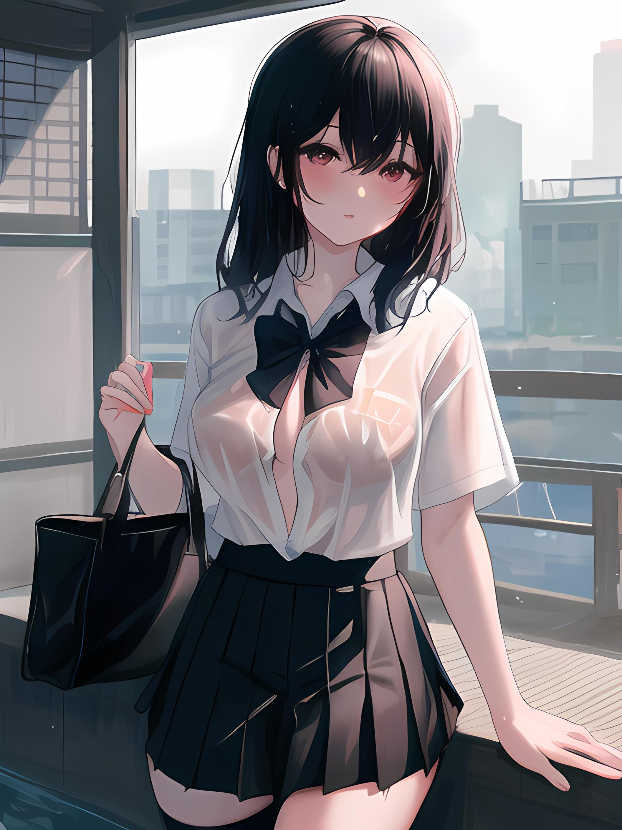 校服少女